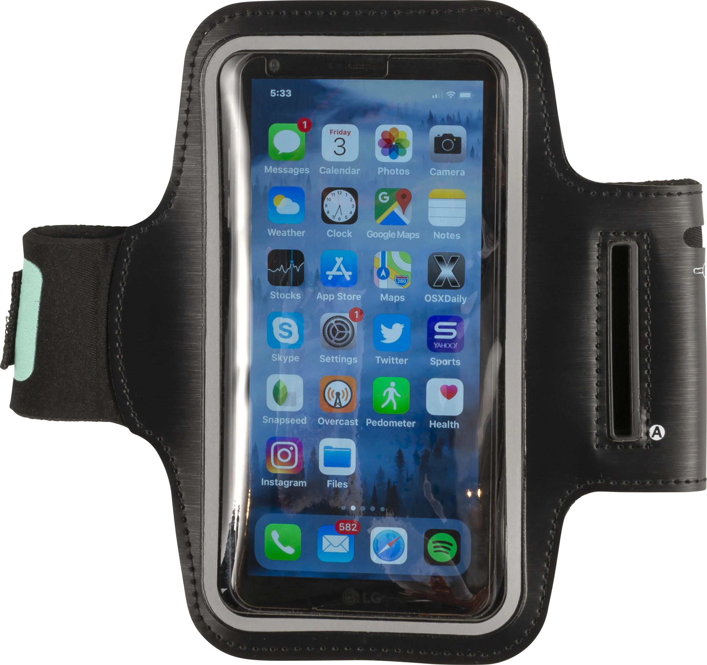Telefoonarmband Danny | Kunststof en klittenband thumbnail