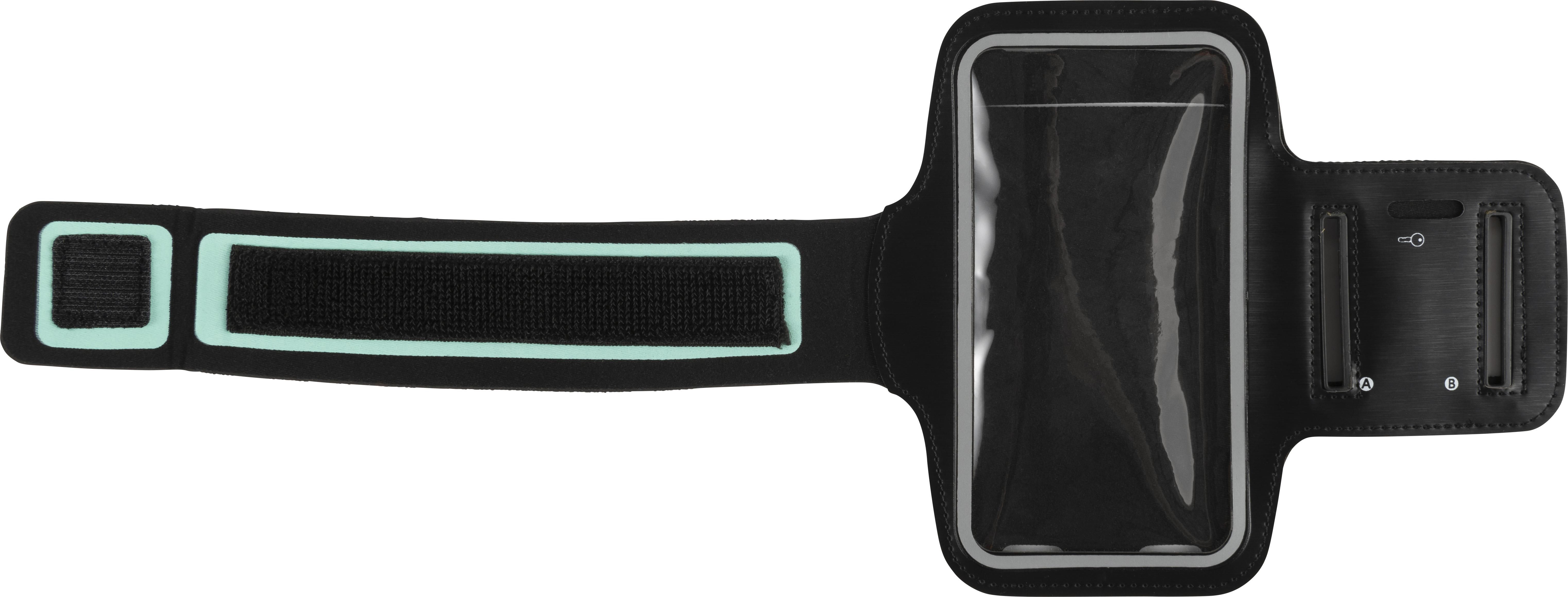 Telefoonarmband Danny | Kunststof en klittenband thumbnail