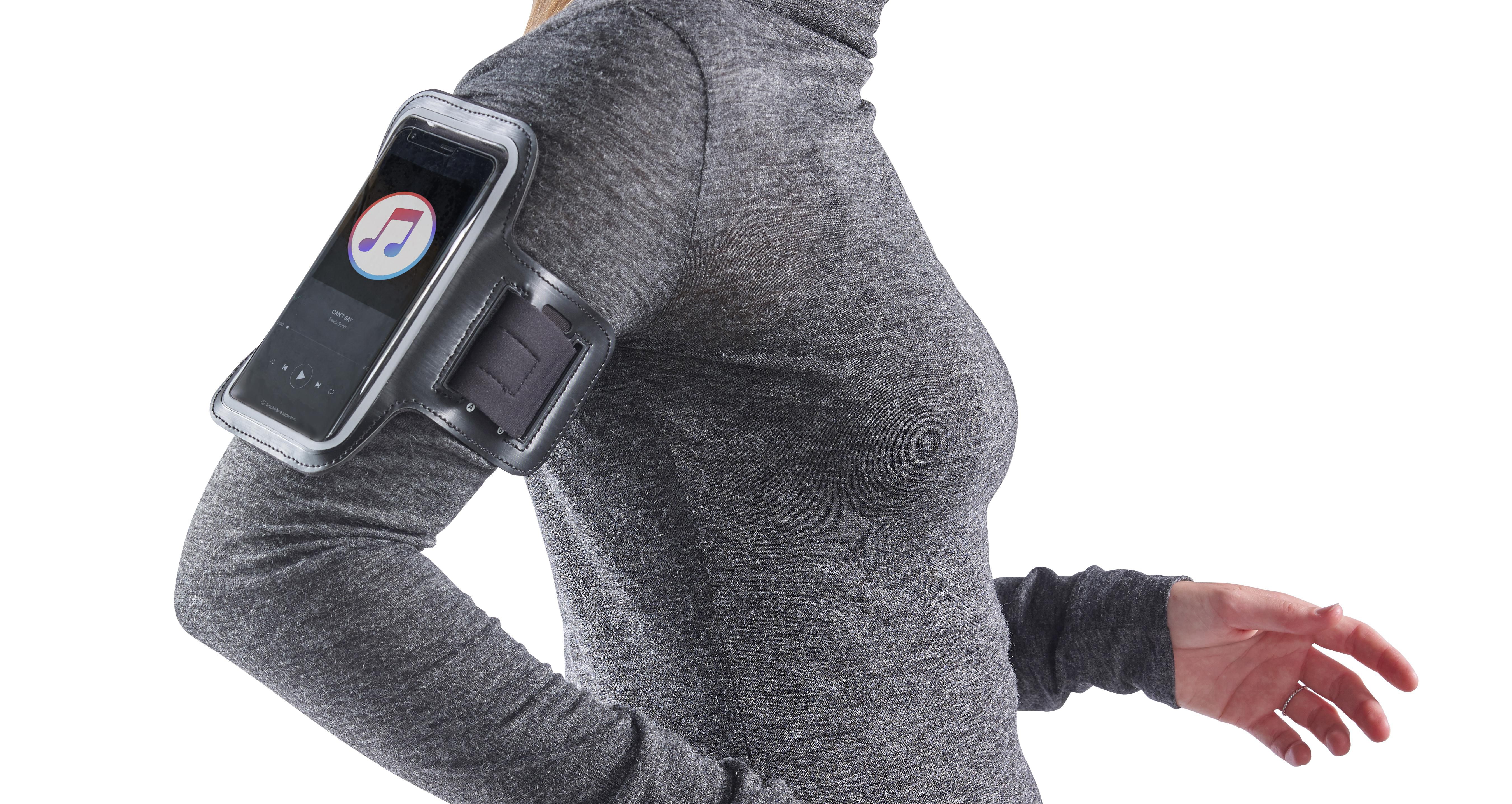 Telefoonarmband Danny | Kunststof en klittenband thumbnail