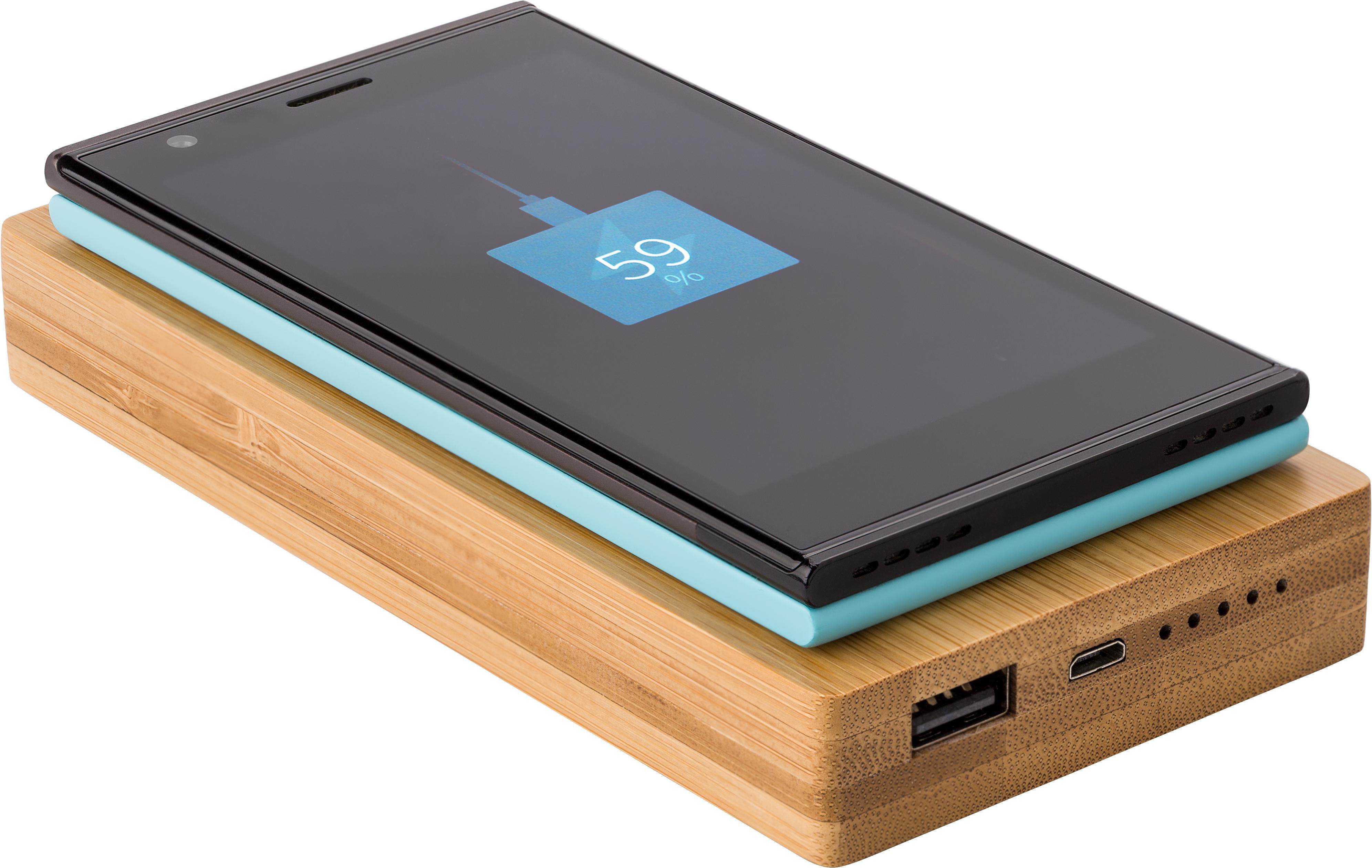 Powerbank Walter | Bamboe | 6.000 mAh thumbnail