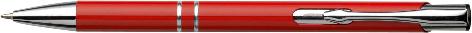 Balpen Albacete rood, Blauwschrijvend