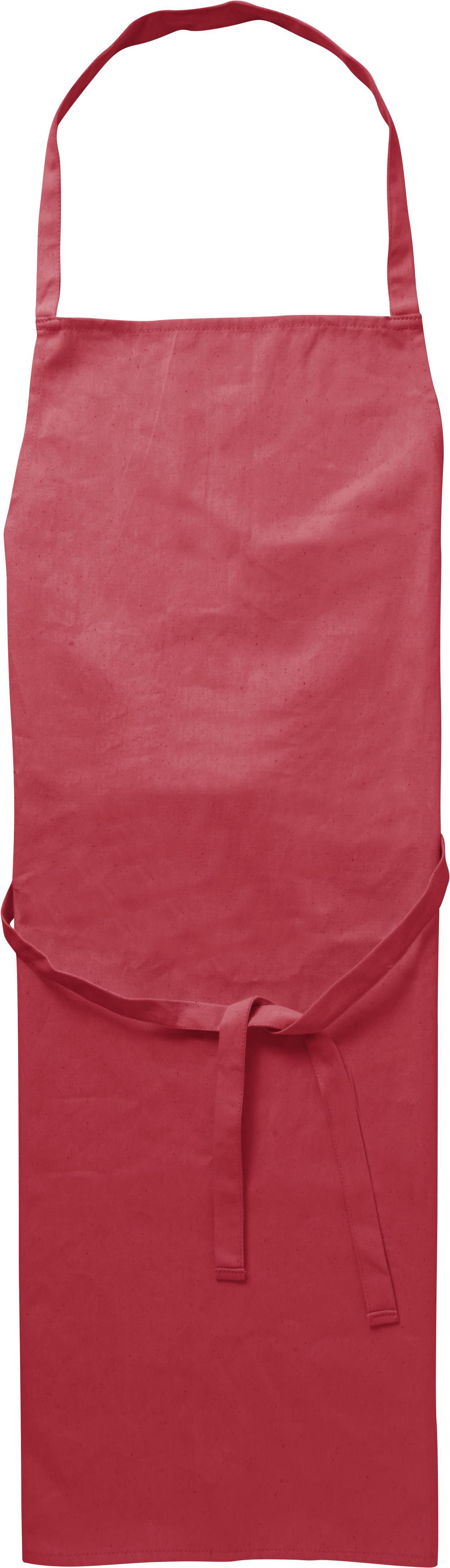 Schort Mindy | Polyester twill 200 g/m² rood