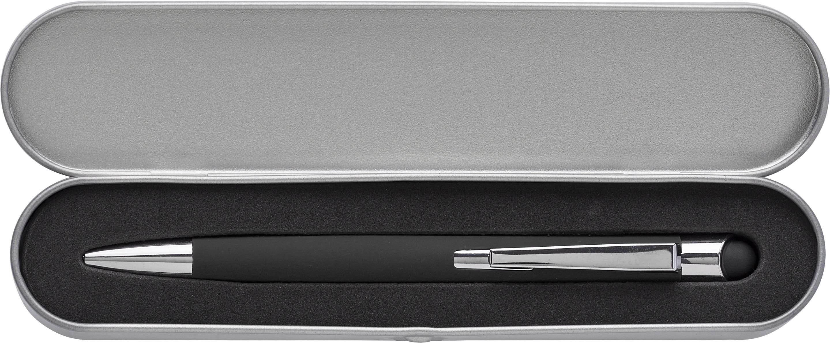 Balpen Thea | Aluminium zwart