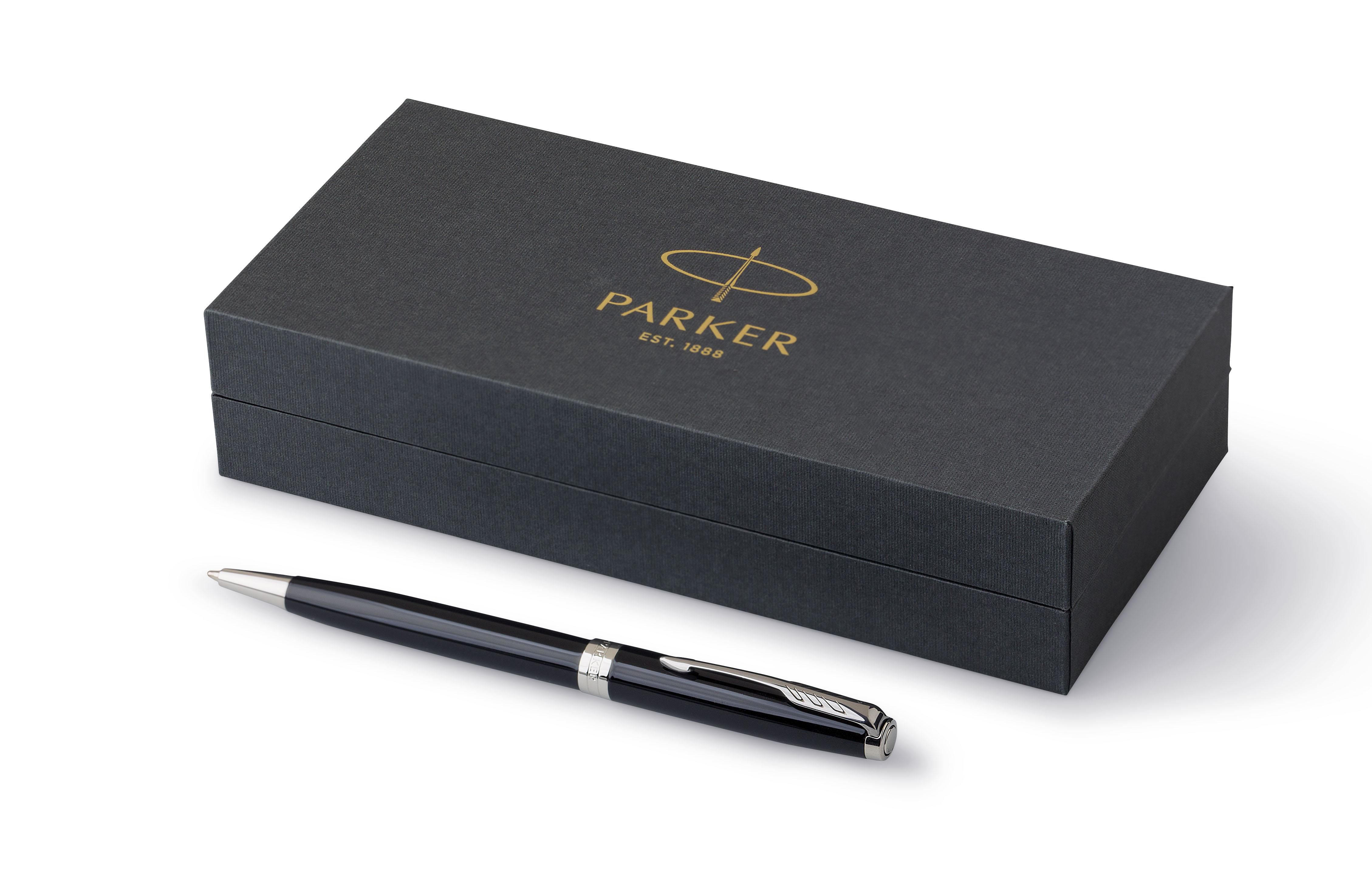 Parker Sonnet balpen | Chroomkleurige details