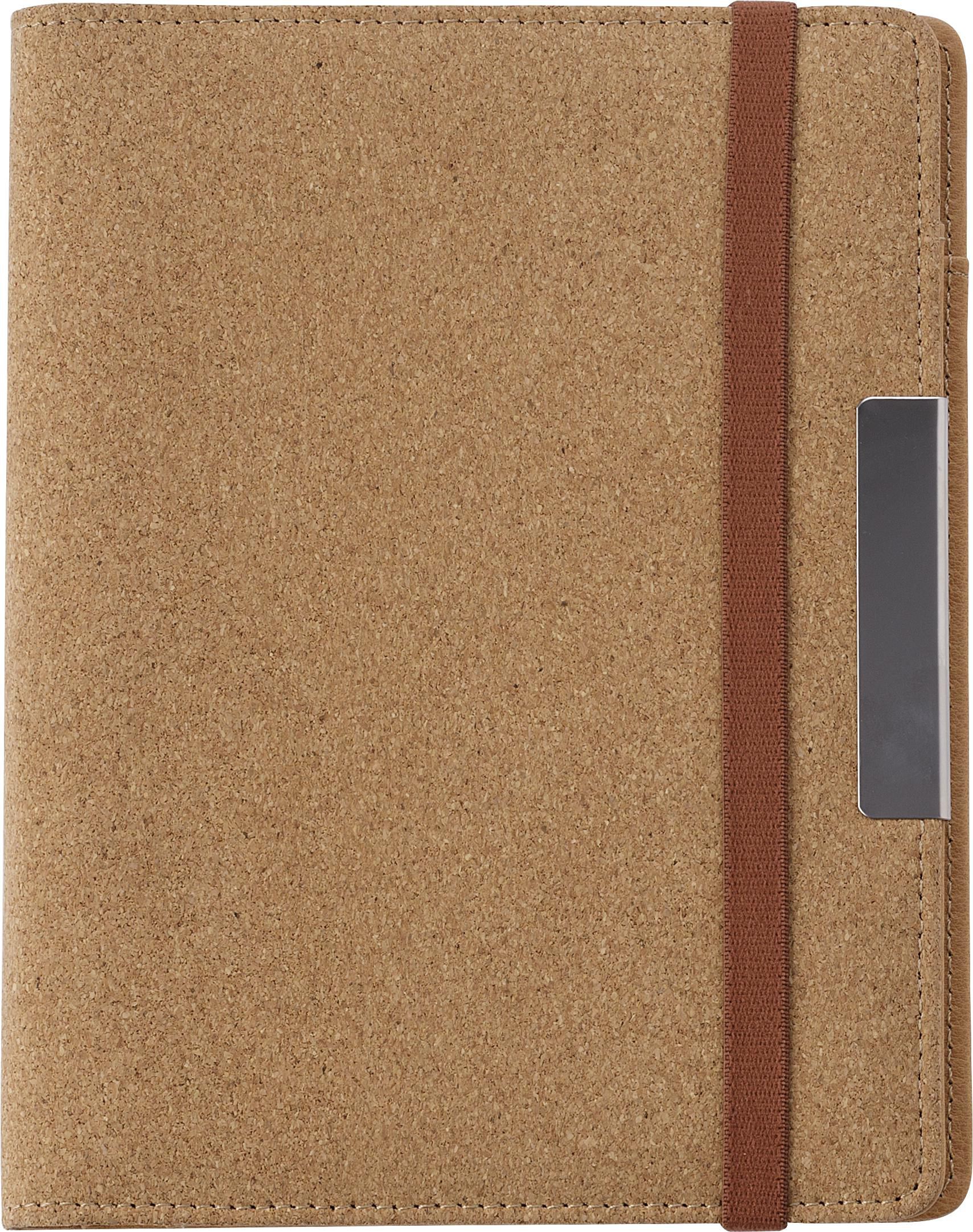Portfolio Loretta | Kurk | A5 | Elastische bandsluiting bruin