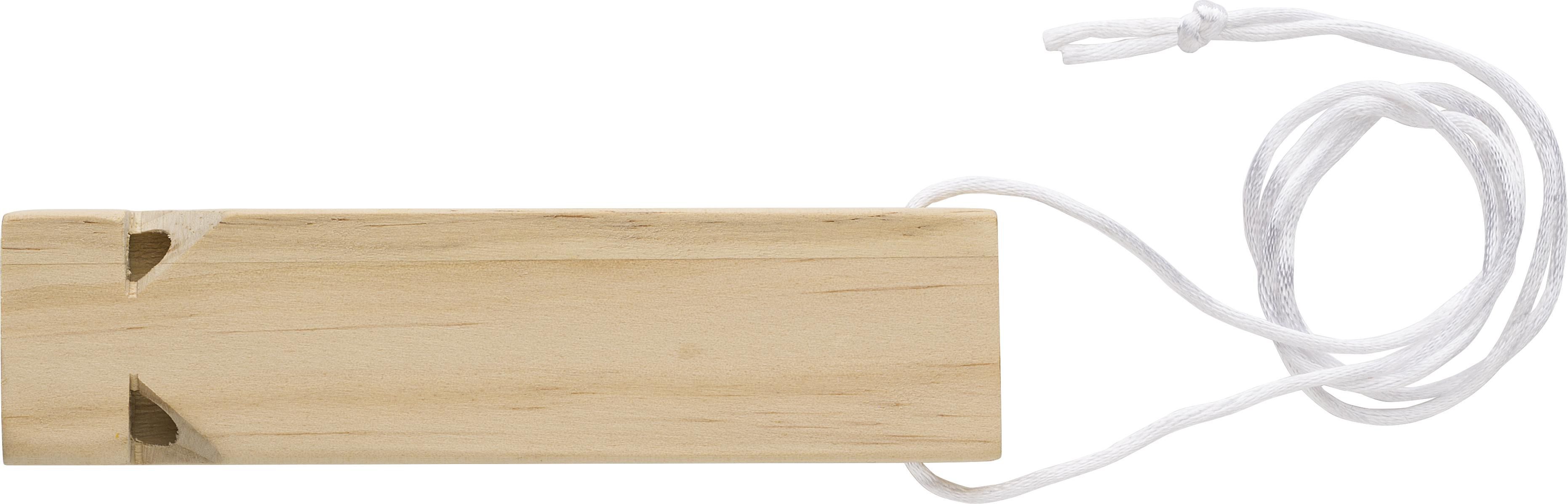 Fluitje Holden | Hout wit