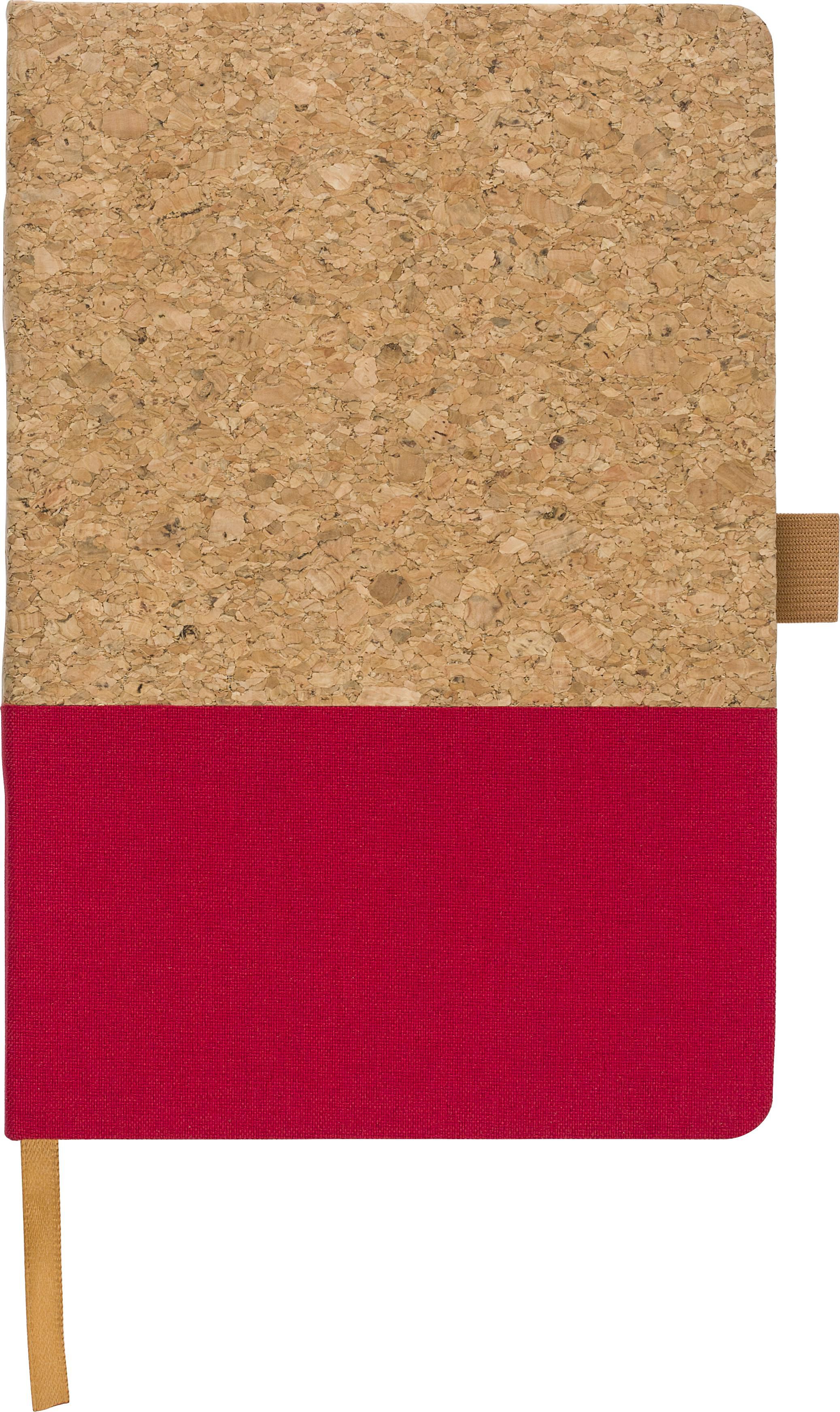 Notitieboek Trevor | A5 | Gelinieerd rood