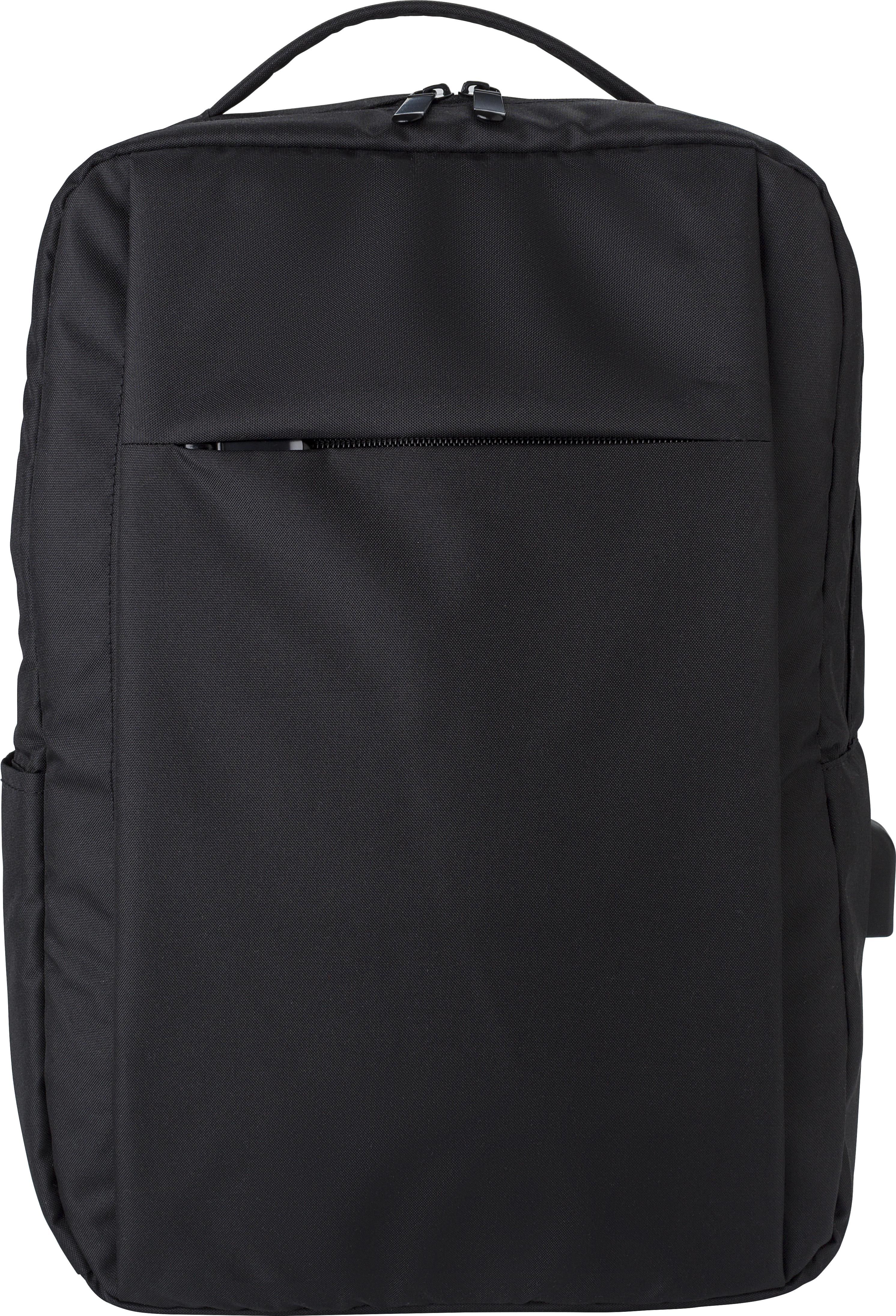 Laptoptas Jesse | 16 inch | USB-poort zwart