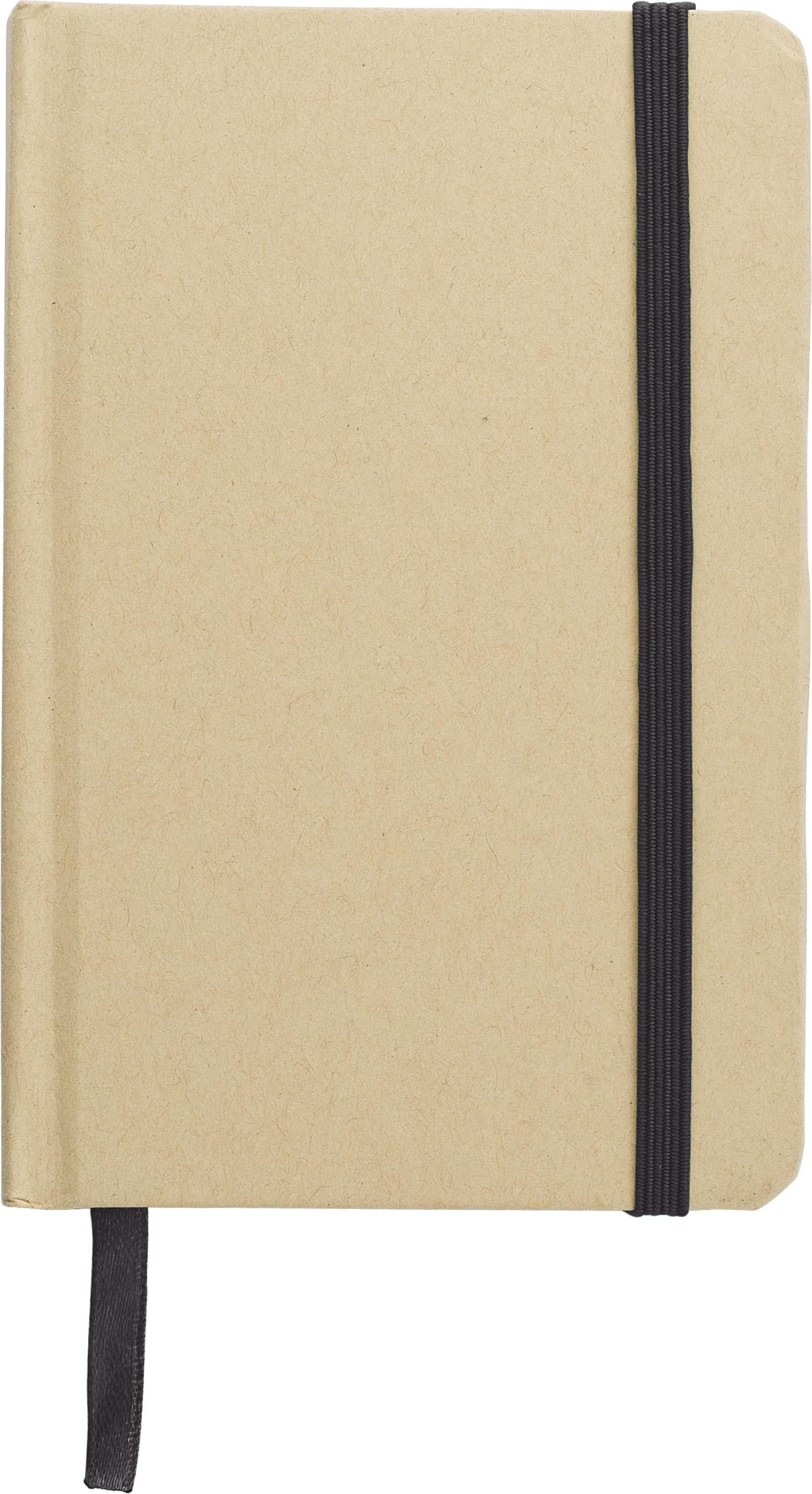 Notitieboek John | A6 | Gelijnd zwart