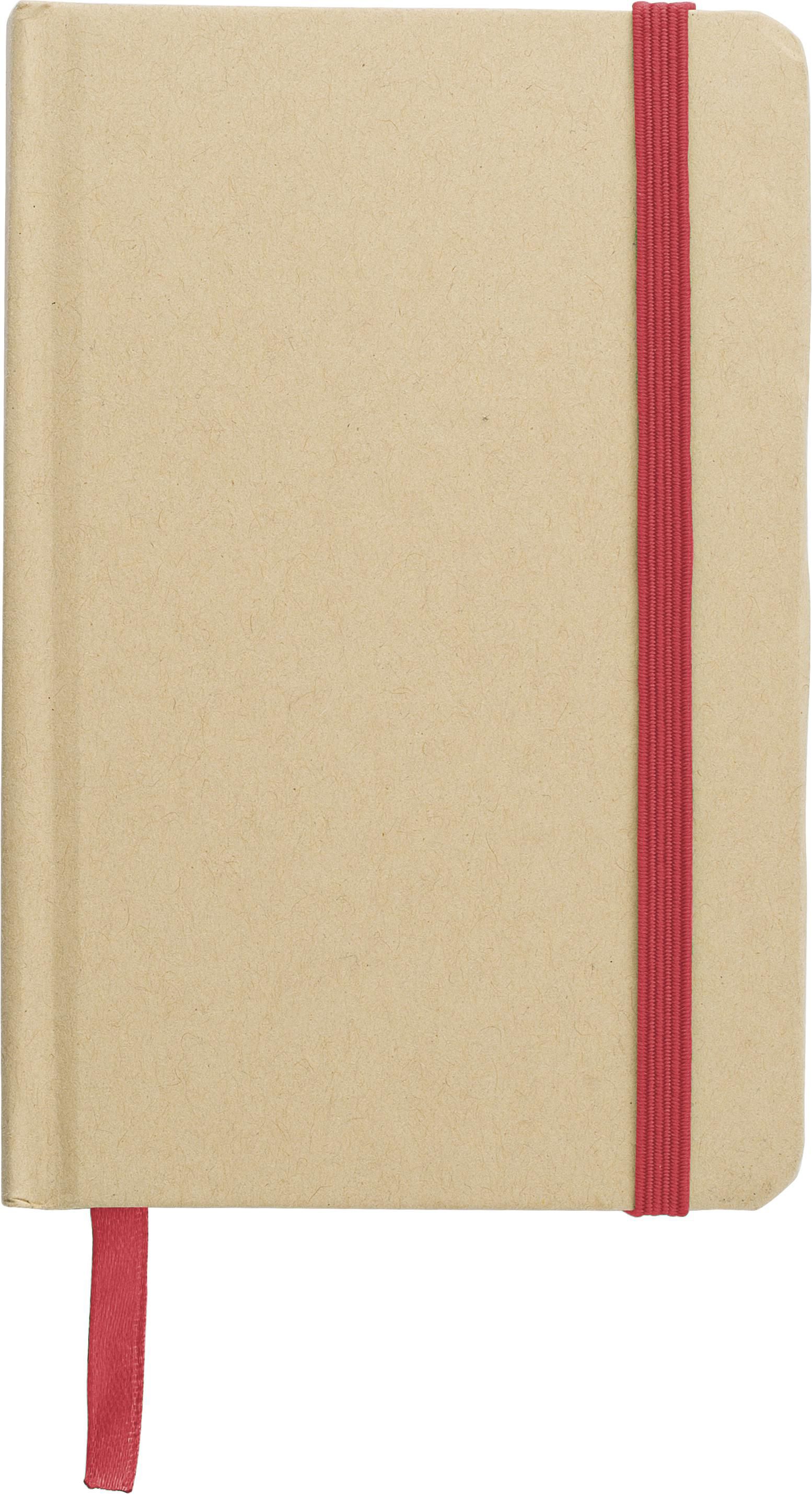 Notitieboek John | A6 | Gelijnd rood