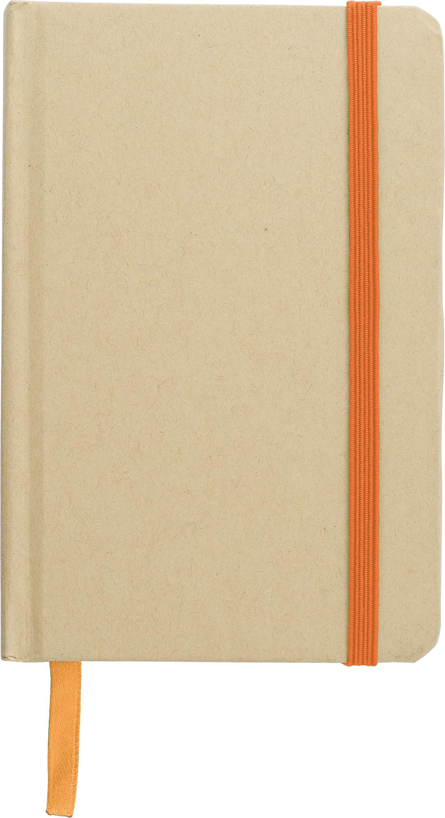 Notitieboek John | A6 | Gelijnd oranje