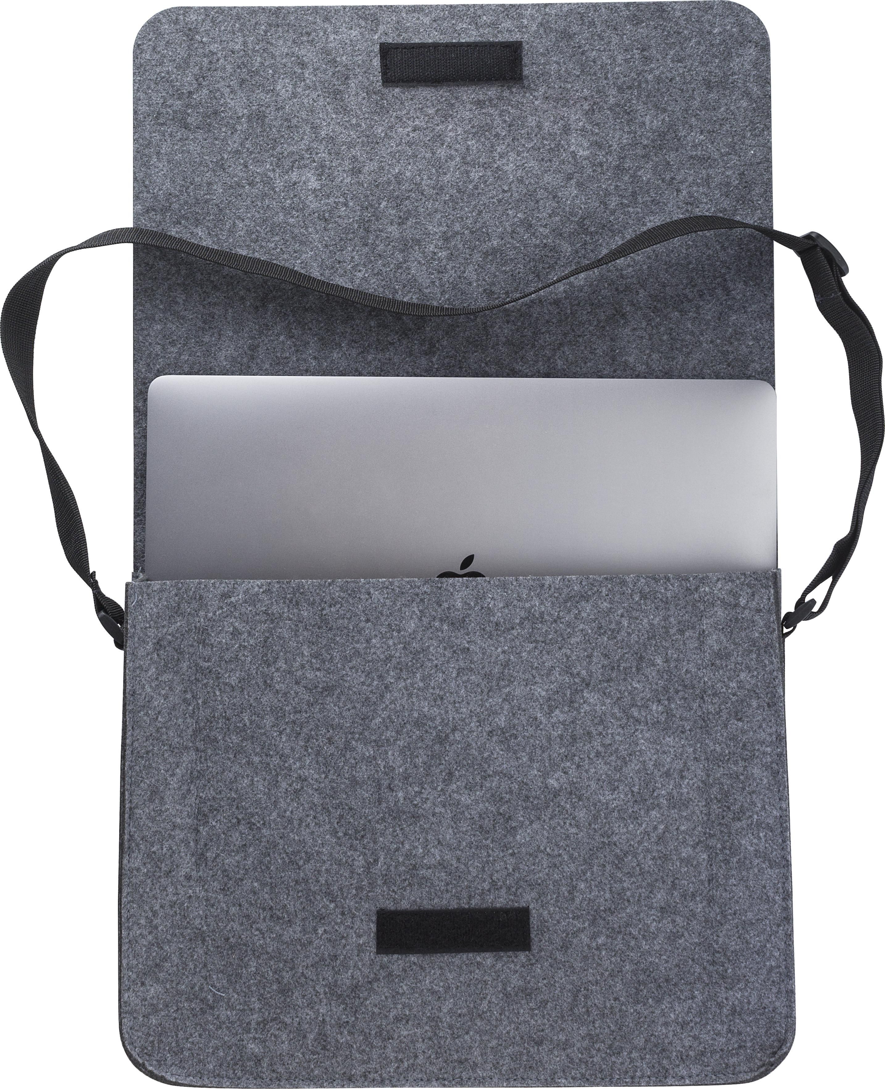 Laptoptas Layla | Vilt | 15 inch | Klittenband thumbnail
