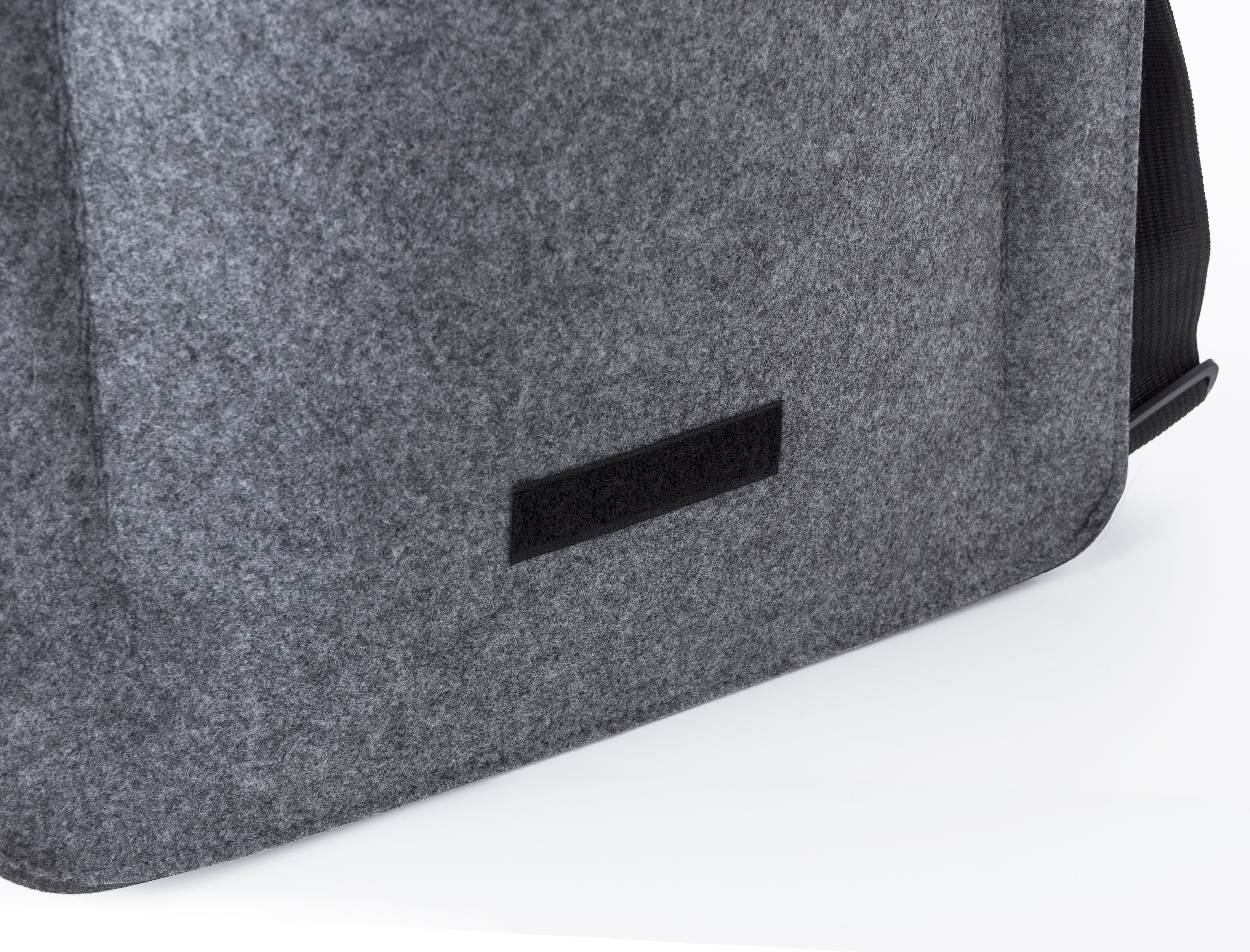 Laptoptas Layla | Vilt | 15 inch | Klittenband thumbnail