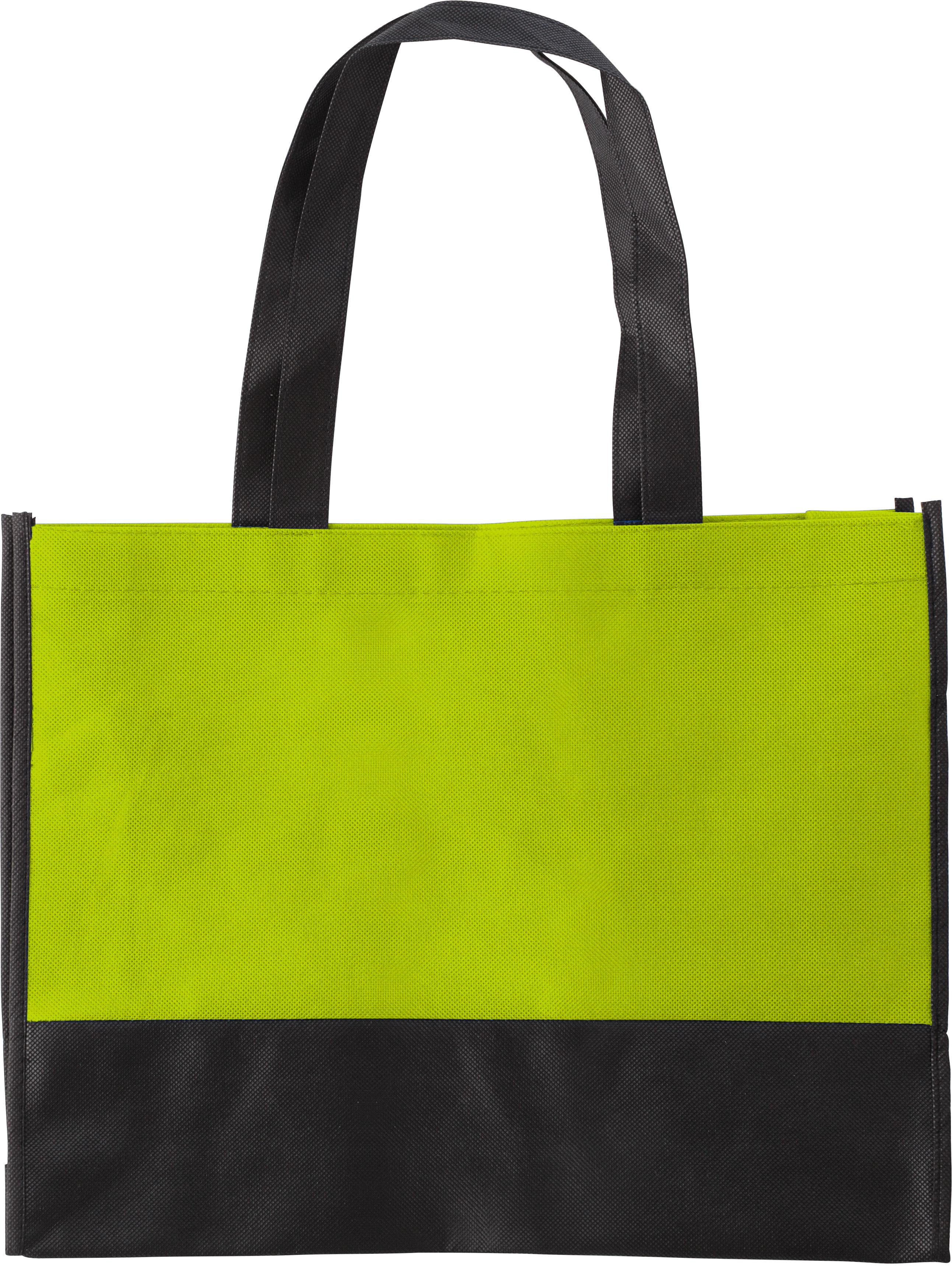Non-woven draagtas Brenda lime
