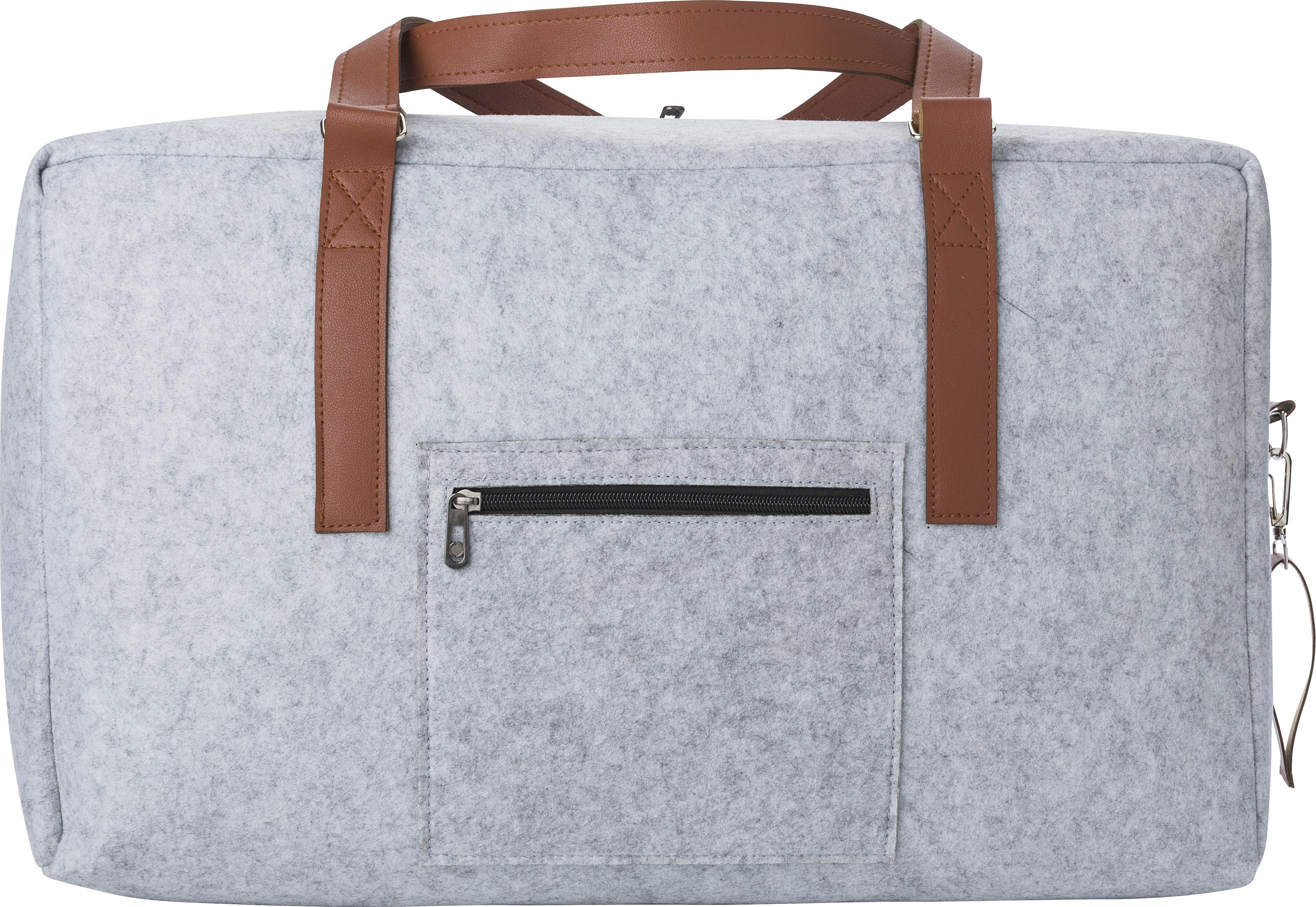 Reistas Natalie | Vilt | 28 l lichtgrijs