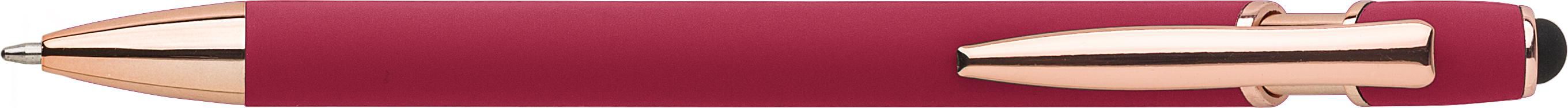 Balpen Anthony | Stylus rood, Blauwschrijvend