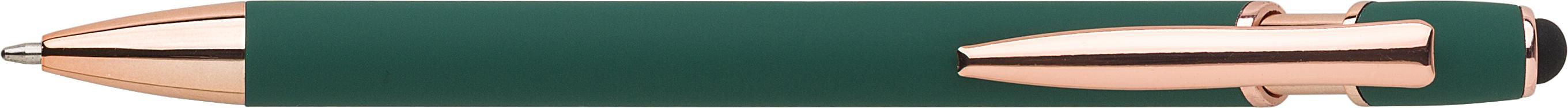 Balpen Anthony | Stylus groen, Blauwschrijvend