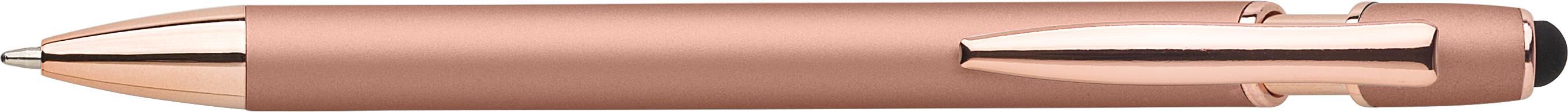 Balpen Anthony | Stylus rosé goud, Blauwschrijvend