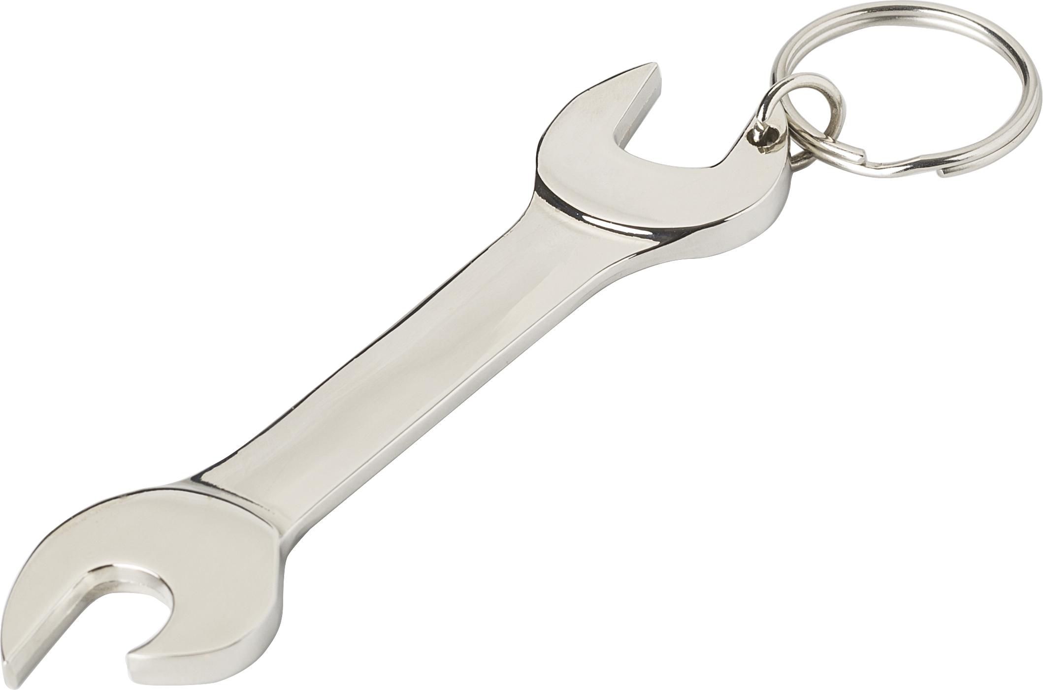 Sleutelhanger Gideon | Metaal | Moersleutelvorm | Flesopener