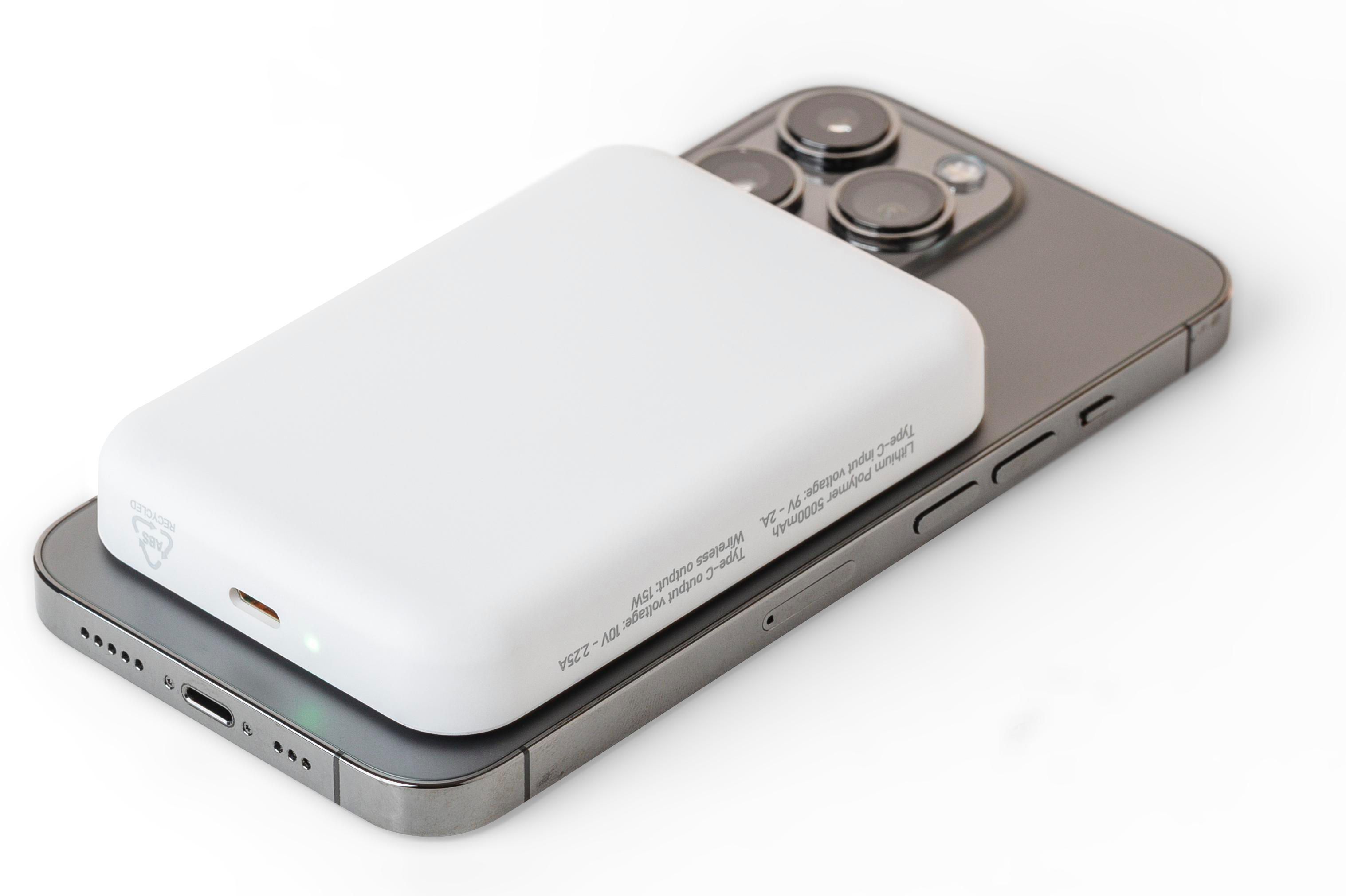 Draadloze-opladerpowerbank Miren | 5.000 mAh | Geschikt voor MagSafe thumbnail