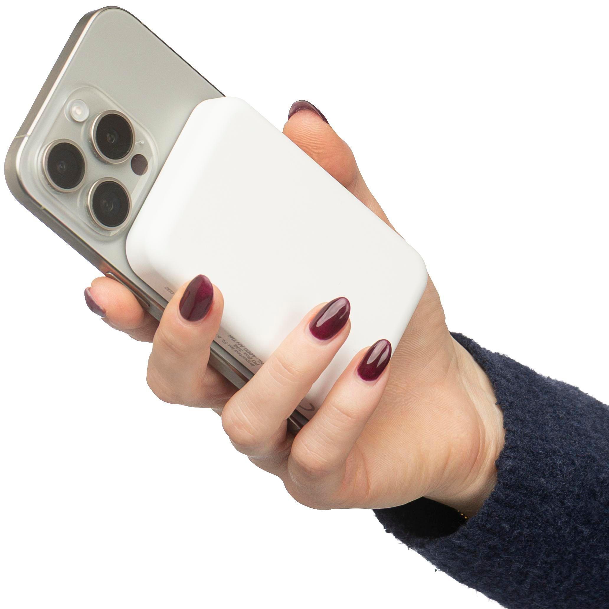 Draadloze-opladerpowerbank Miren | 5.000 mAh | Geschikt voor MagSafe thumbnail