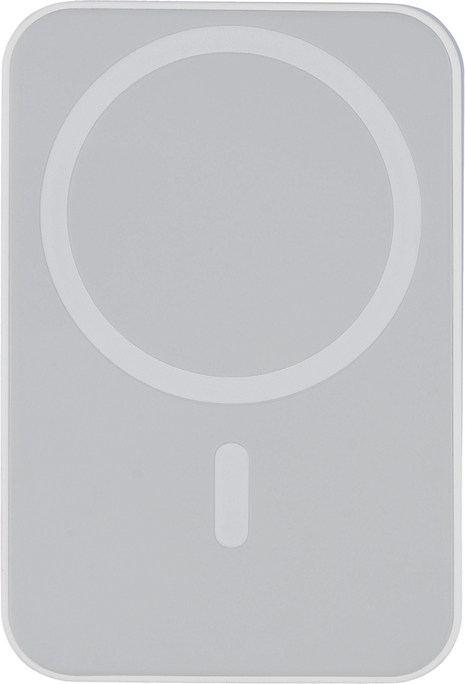 Draadloze-opladerpowerbank Miren | 5.000 mAh | Geschikt voor MagSafe wit