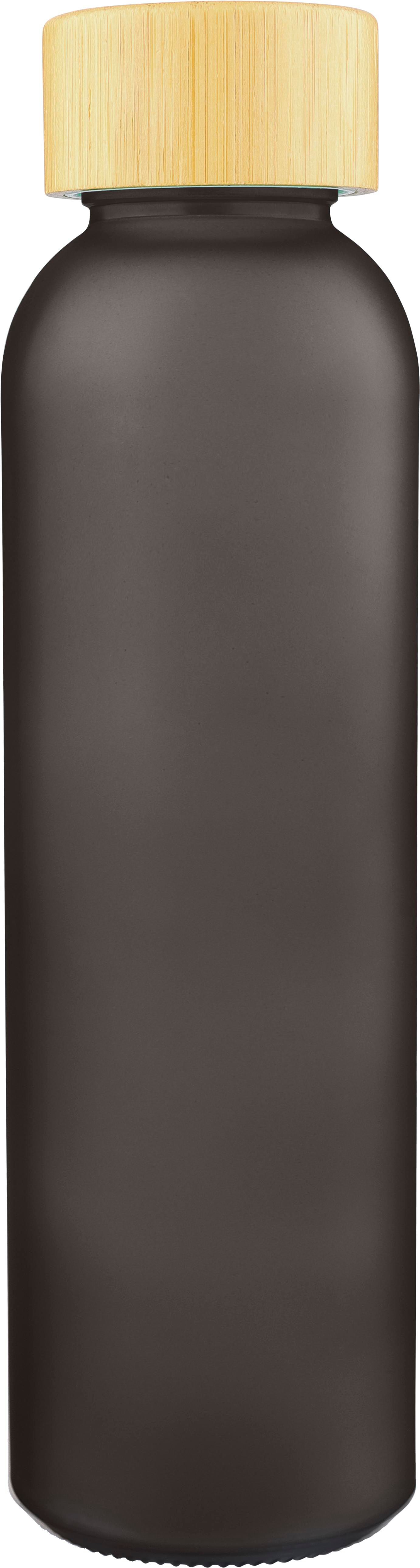 Drinkfles Levi | Glas | 500 ml zwart