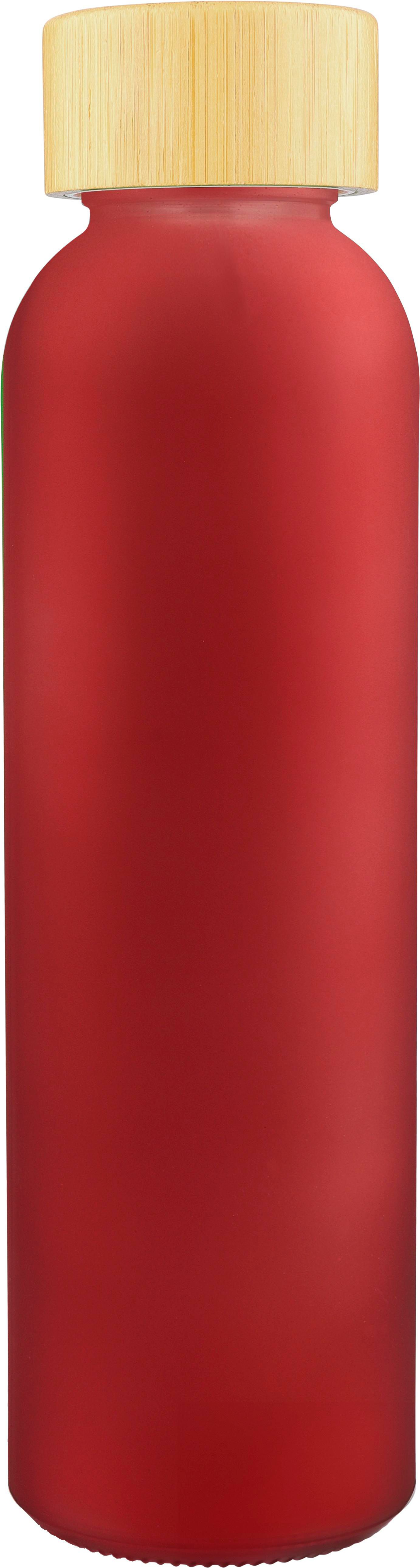 Drinkfles Levi | Glas | 500 ml rood