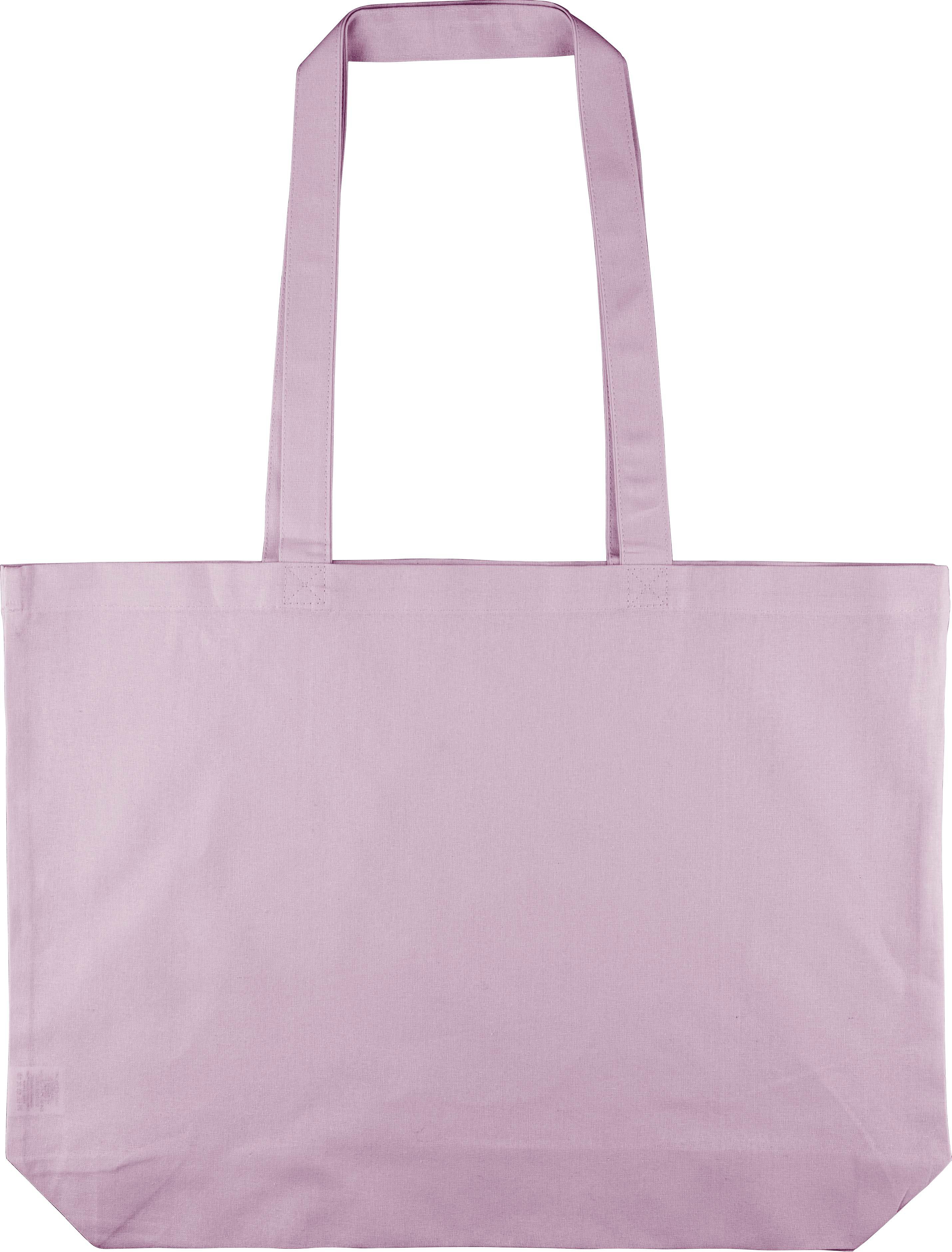 Boodschappentas Tarin | Katoen | Bodemvouw 10 cm lila