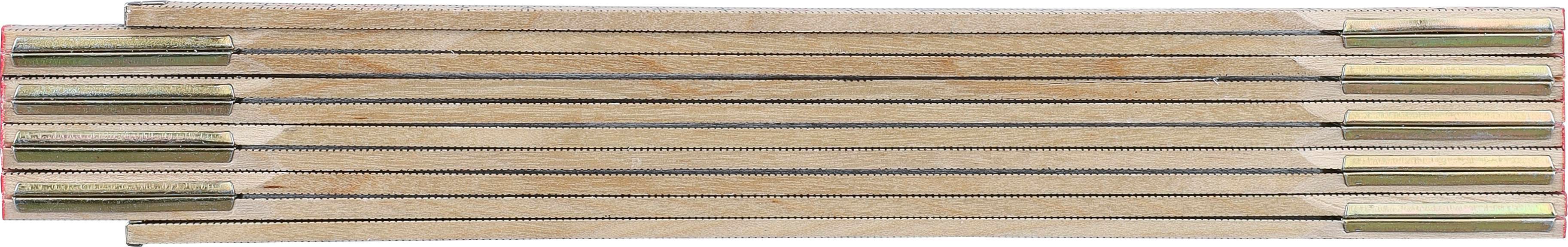 Duimstok Ezio | Berkenhout | 2 m bruin