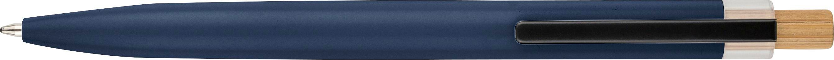 Balpen Maren | Gelakt blauw, Blauwschrijvend