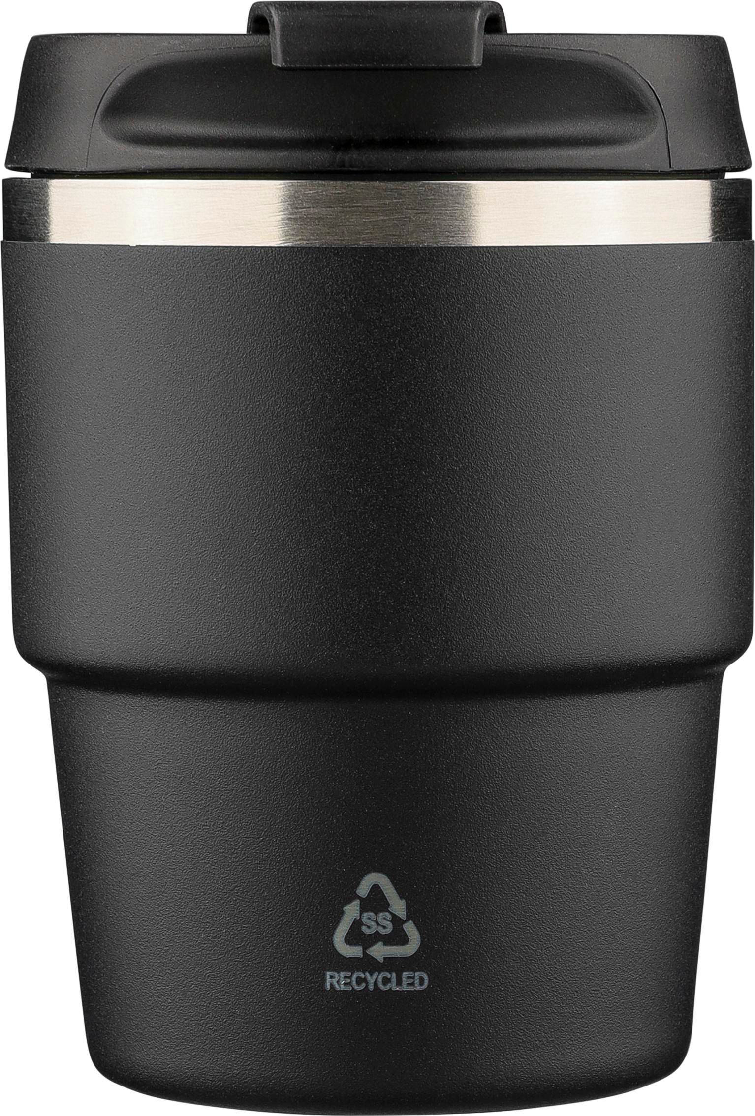 Dubbelwandige mok Oli | 175 ml zwart