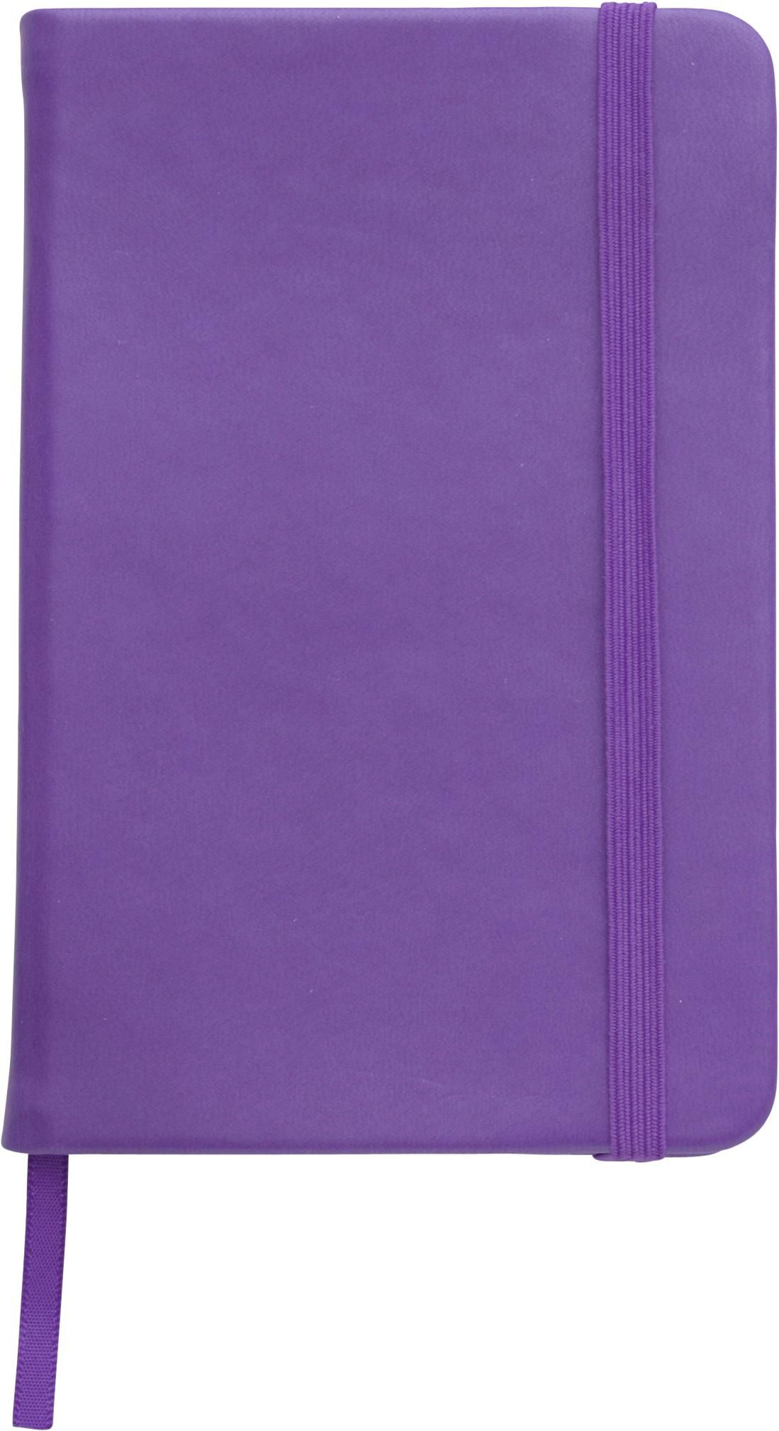 Notitieboek Eva | PU | A5 | Gelijnd paars