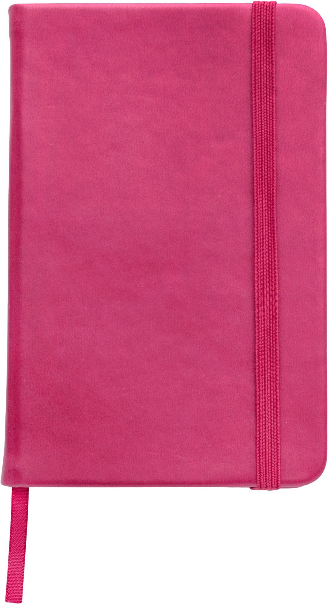 Notitieboek Eva | PU | A5 | Gelijnd roze