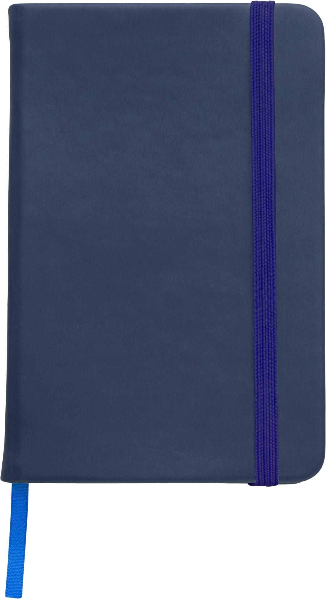 Notitieboek Eva | PU | A5 | Gelijnd blauw