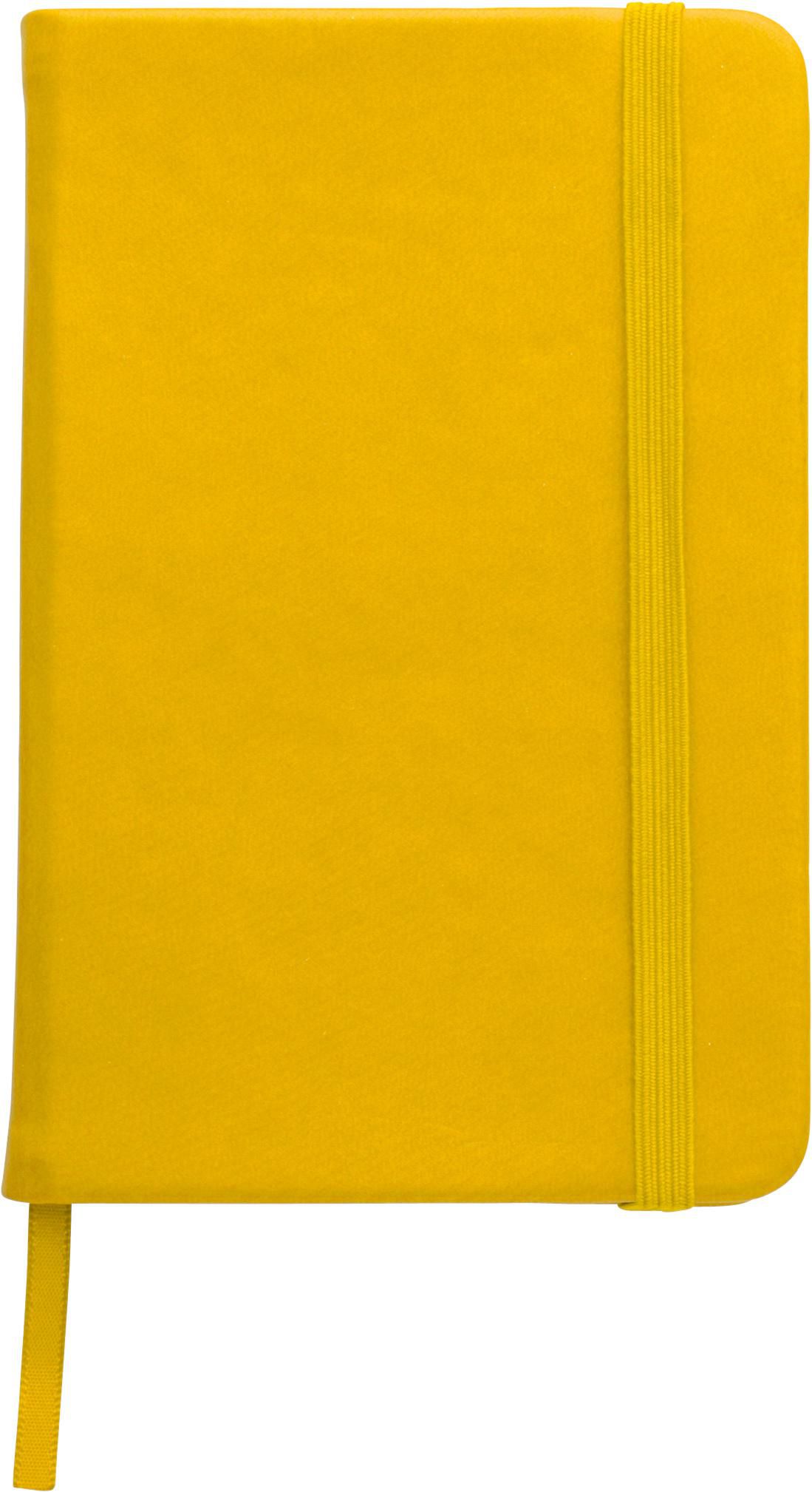Notitieboek Dita | PU | A6 | Gelinieerd geel