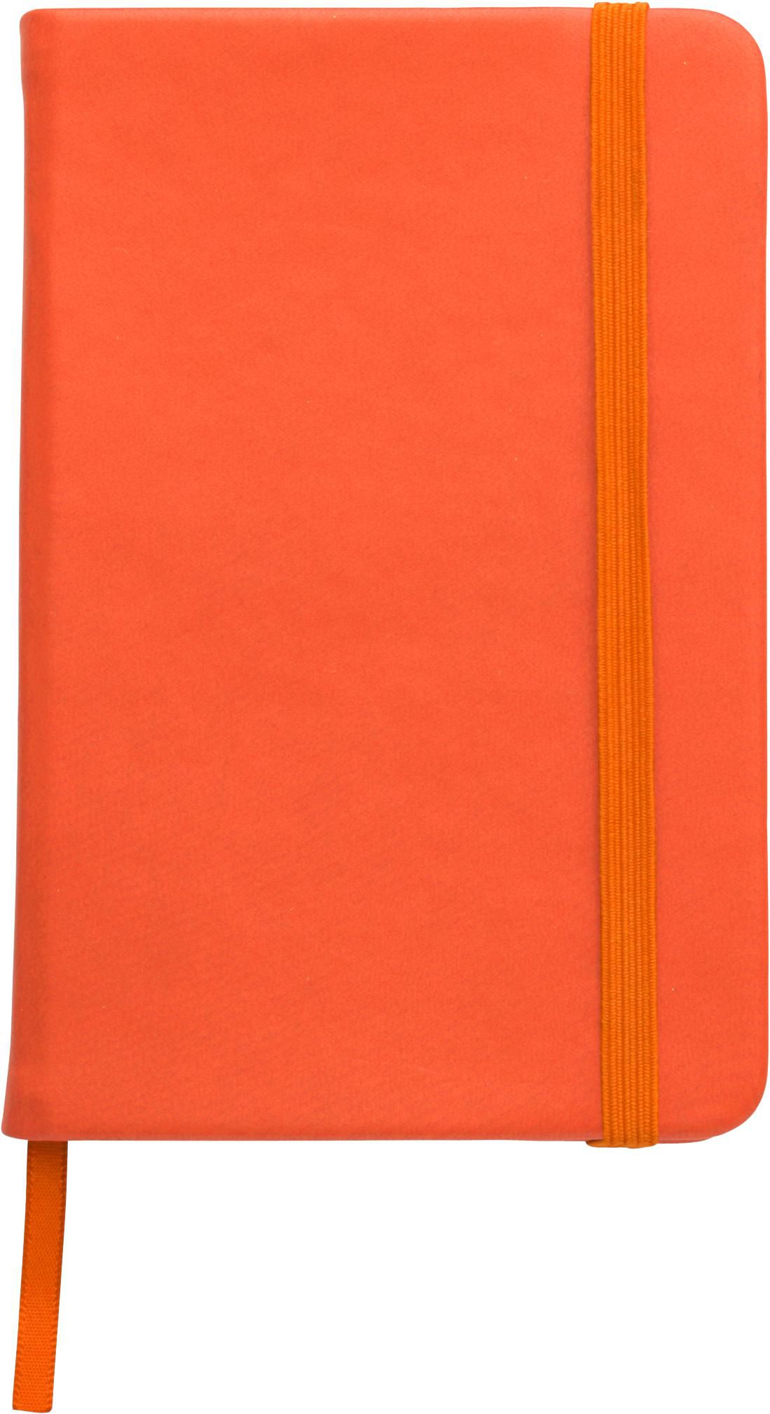 Notitieboek Dita | PU | A6 | Gelinieerd oranje