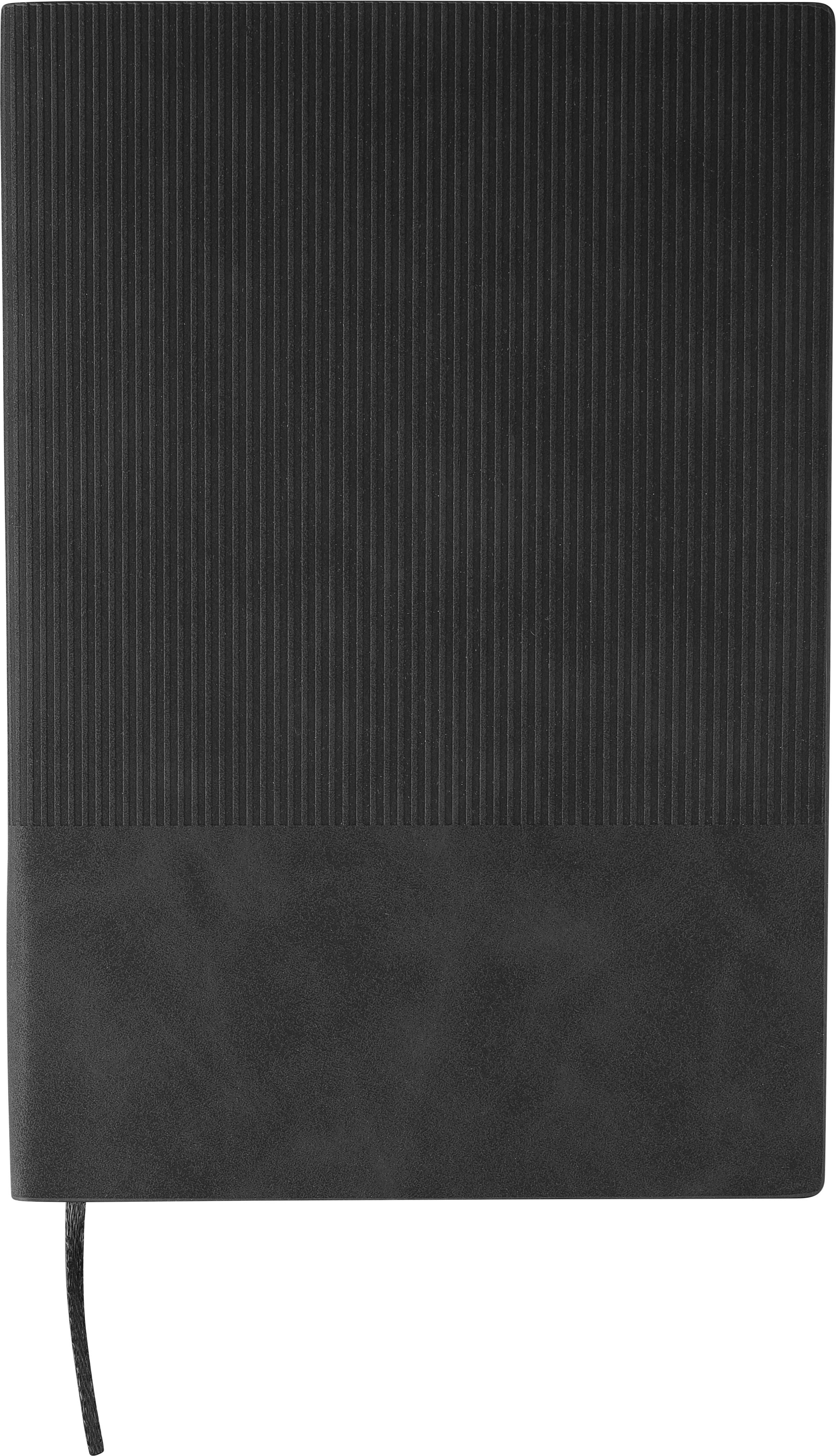 Notitieboek Elian | PU | A5 | Gelijnd zwart