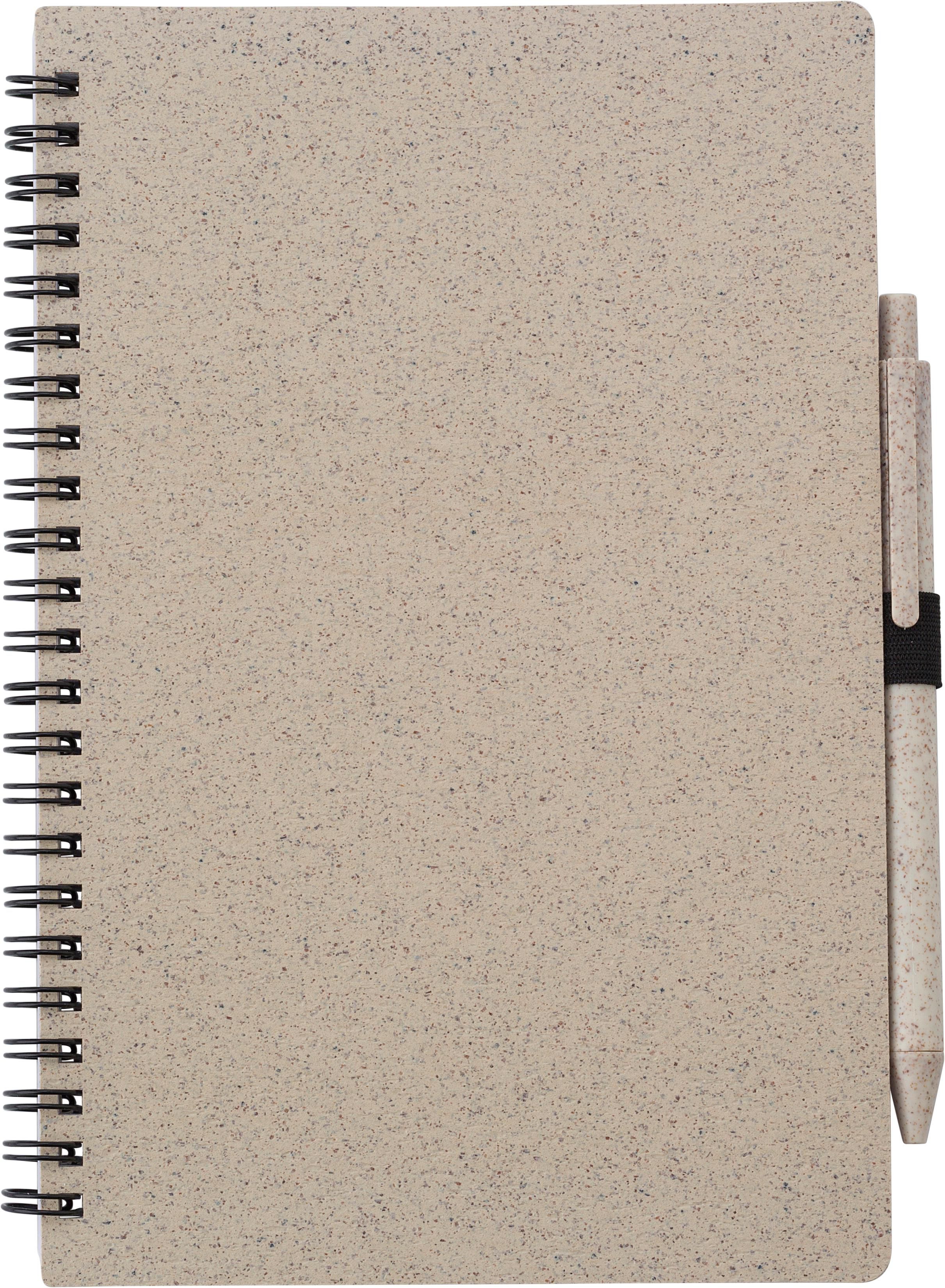 Notitieboek Massimo | Tarwestro | A5 | Gelijnd bruin