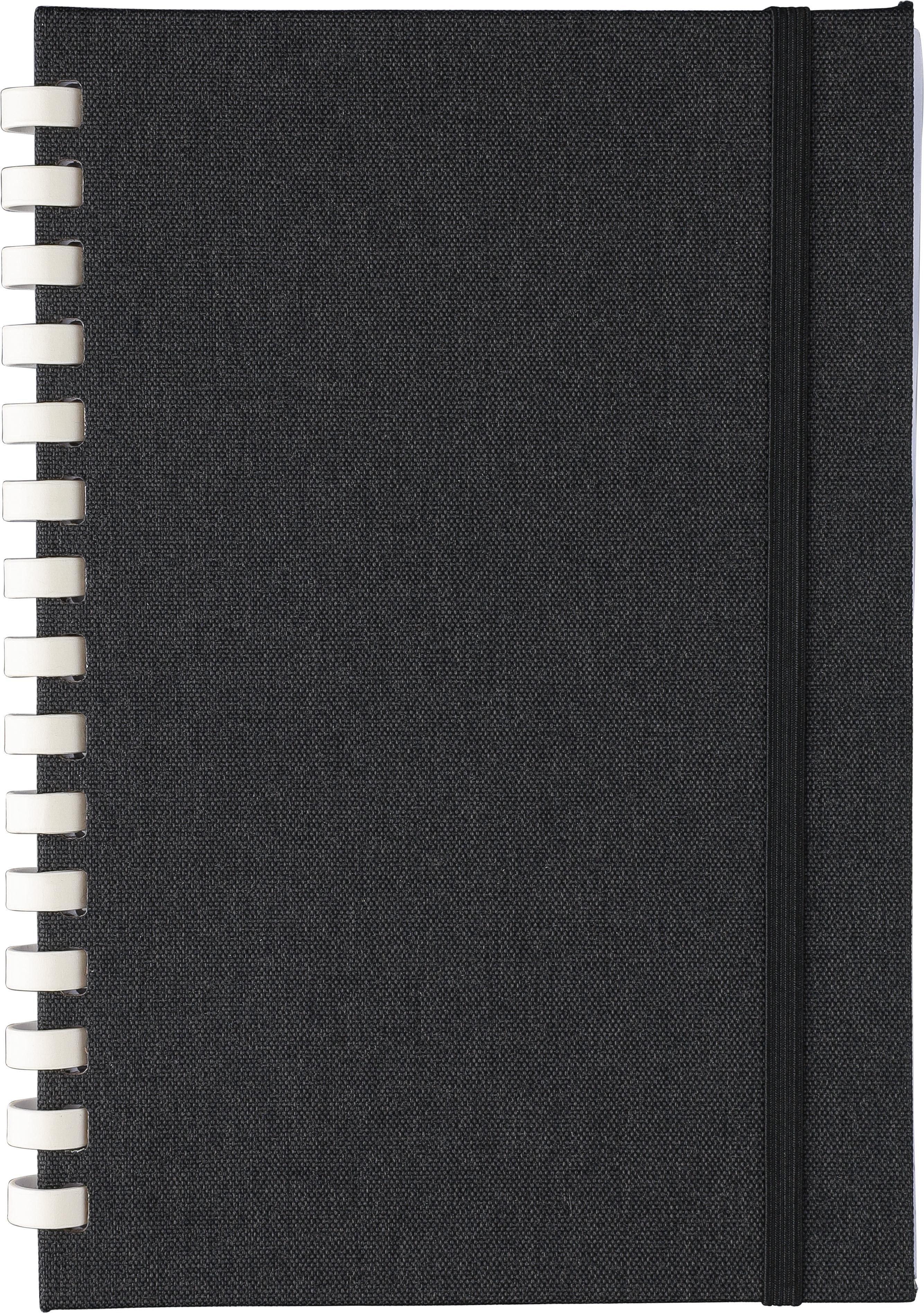 Notitieboek Ilias | PET | A5 | Gelijnd zwart