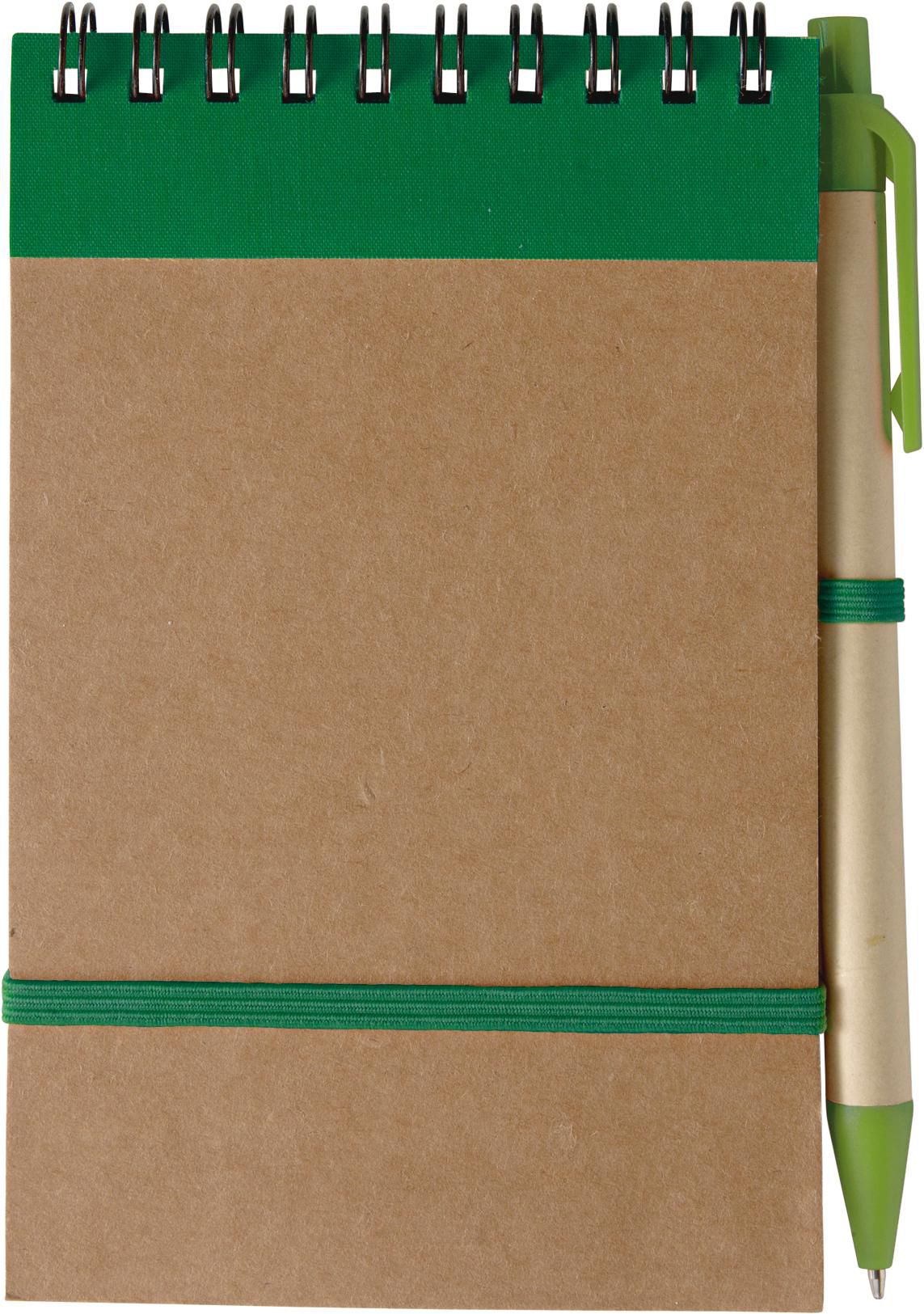 Notitieboek Emory | Karton | A6 | Gelijnd groen