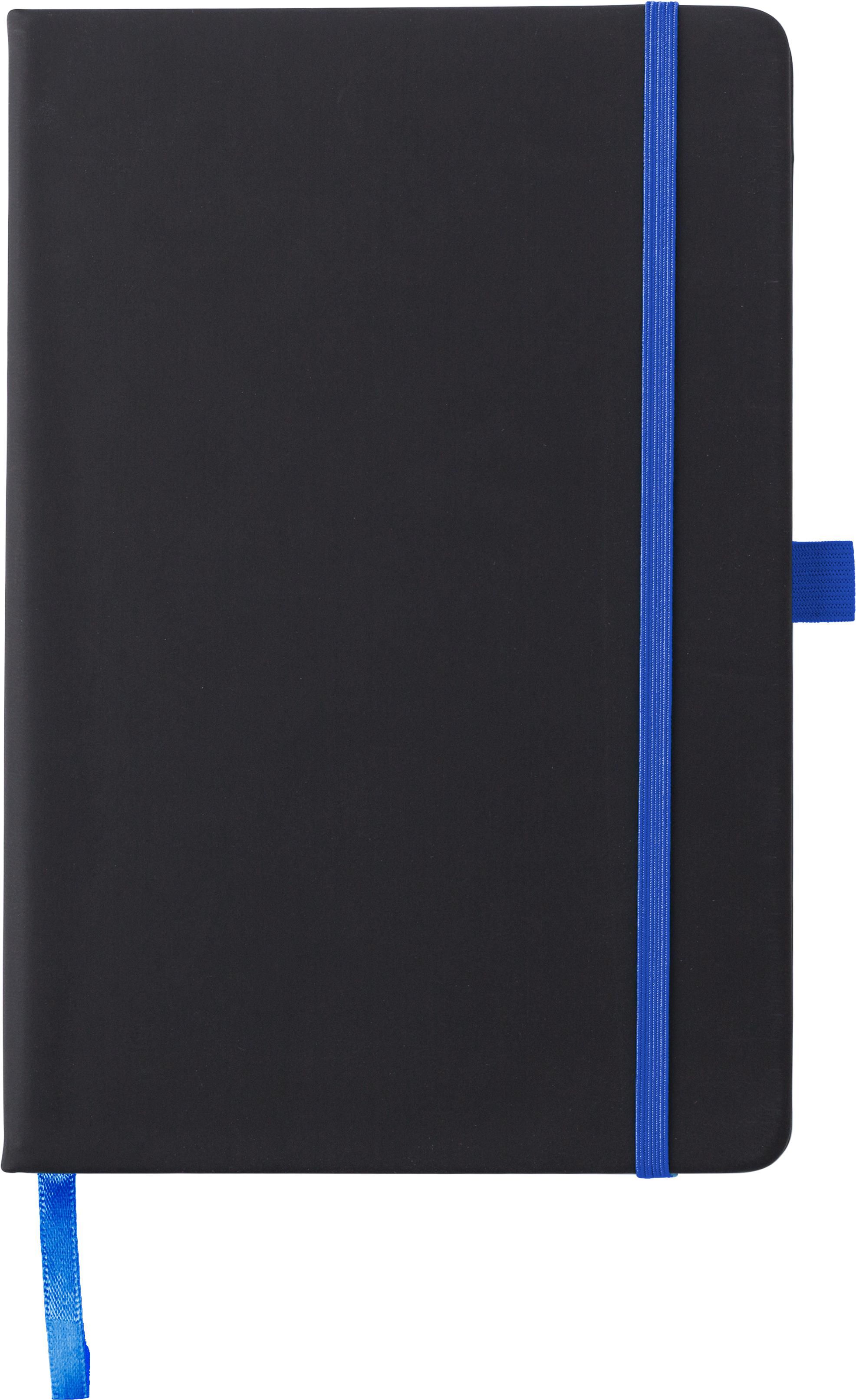 Notitieboek Charlene | PU | A5 | Gelinieerd kobaltblauw