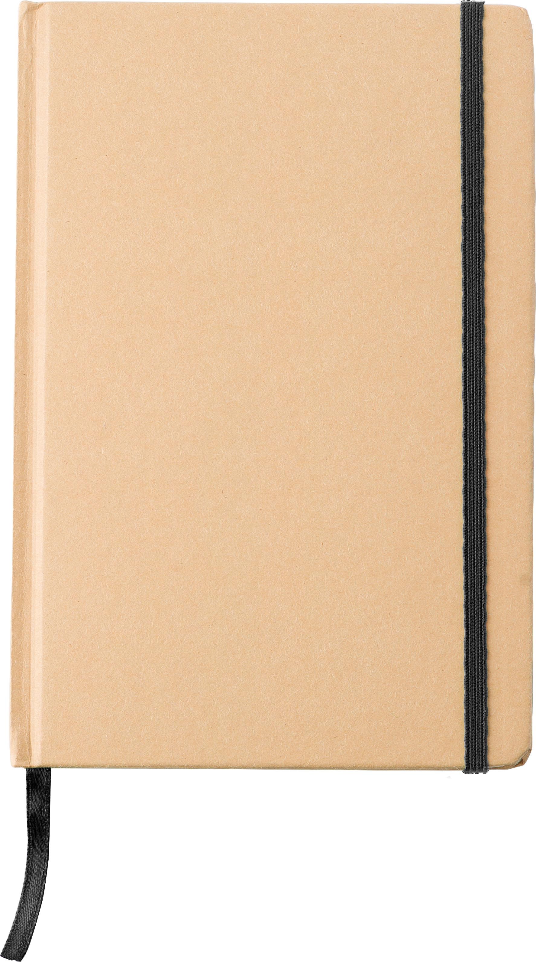 Notitieboek Gianni | Karton | A5 | Gelijnd zwart