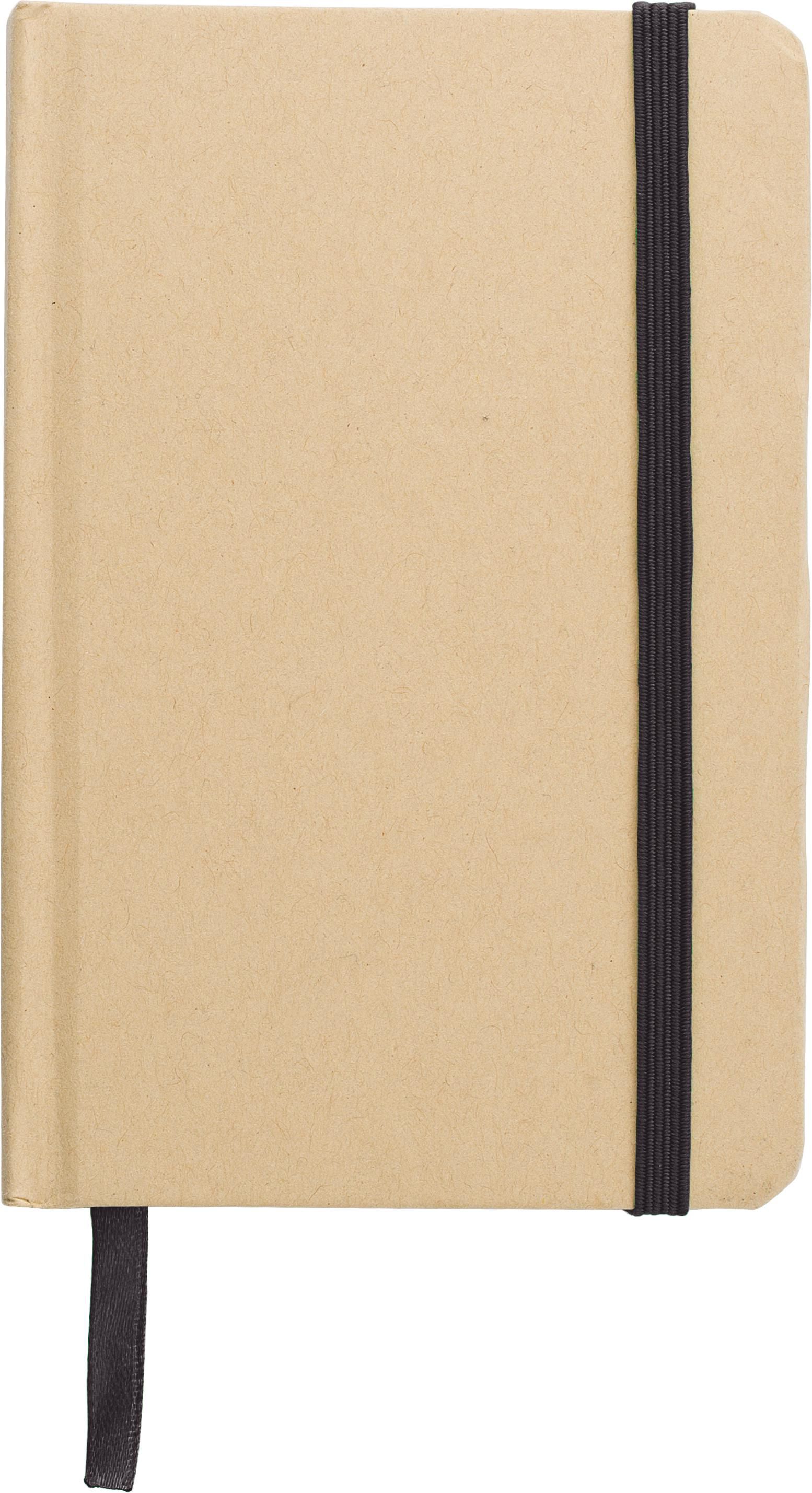 Notitieboek John | Papier | A6 | Gelijnd zwart