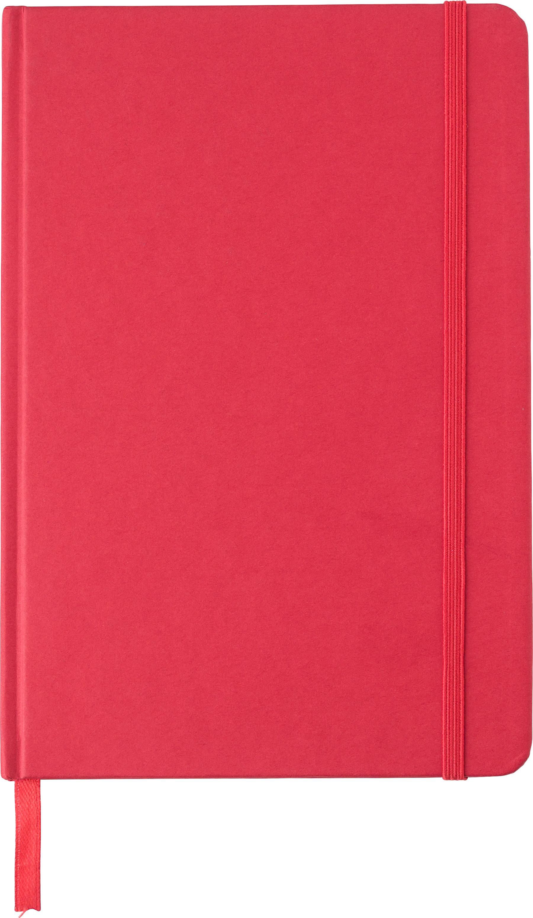 Notitieboek Evangeline | Karton | A5 | Gelijnd rood