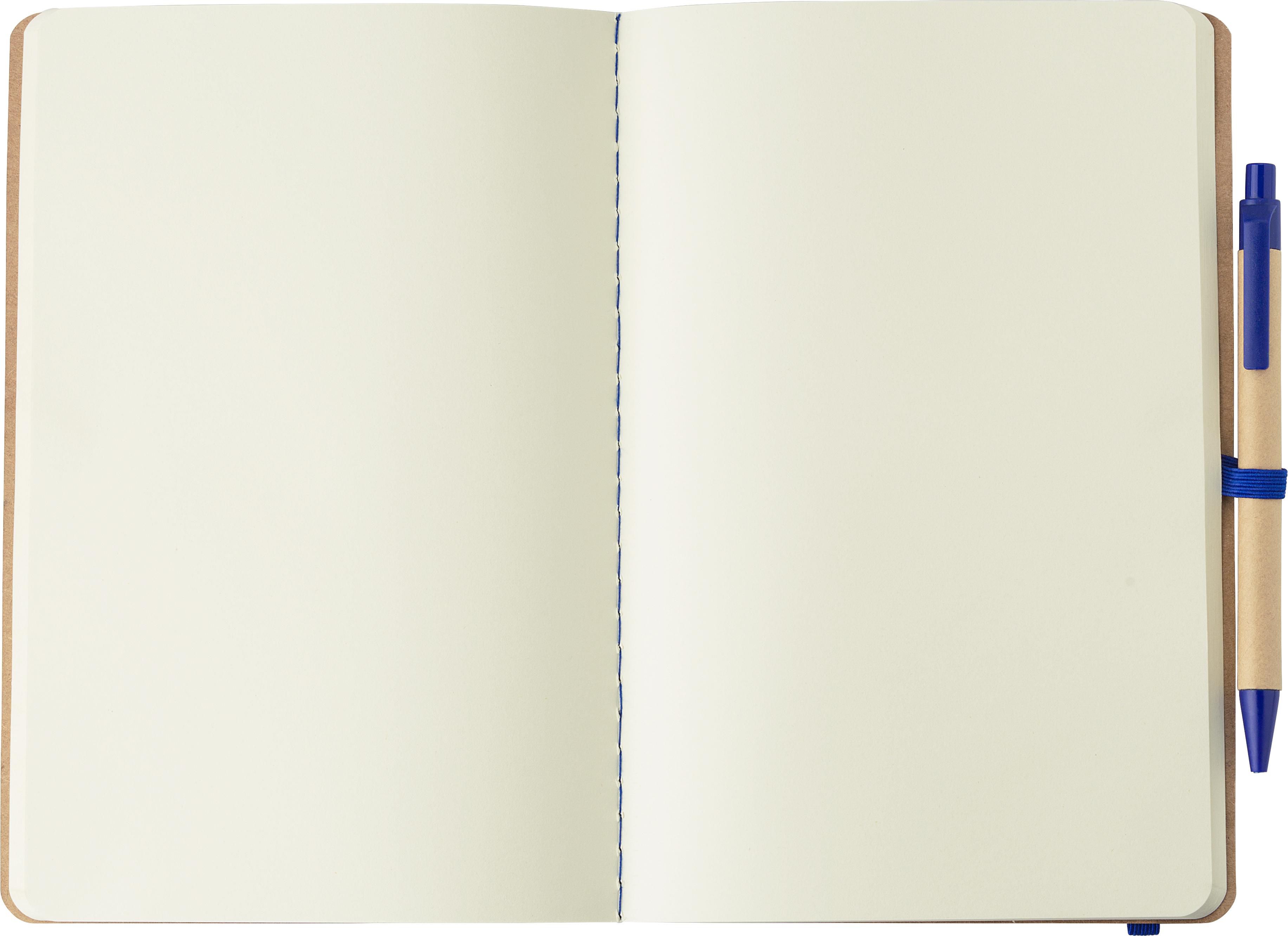 Notitieboek Theodore | Karton | A5 | Blanco | Met pen thumbnail