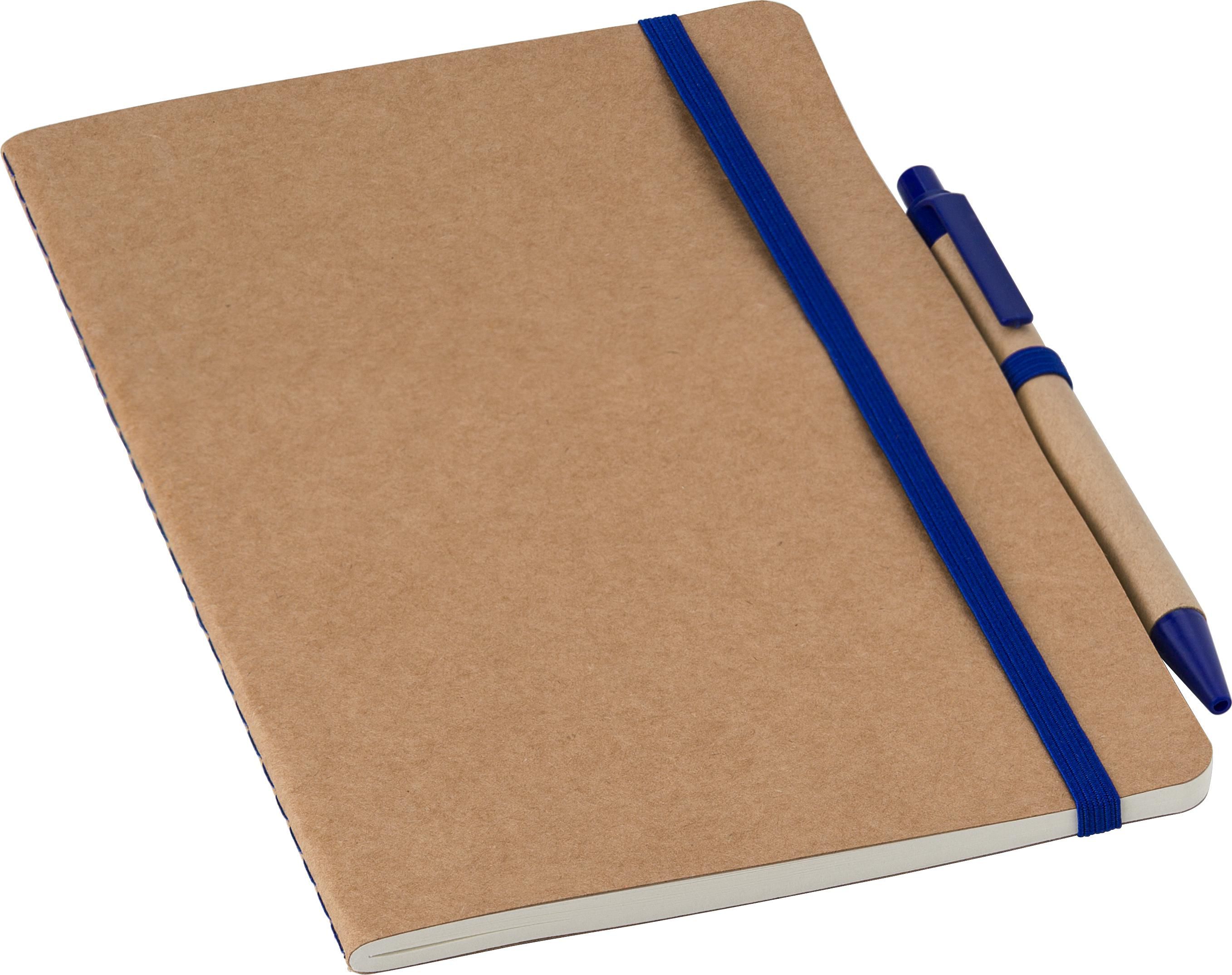 Notitieboek Theodore | Karton | A5 | Blanco | Met pen thumbnail