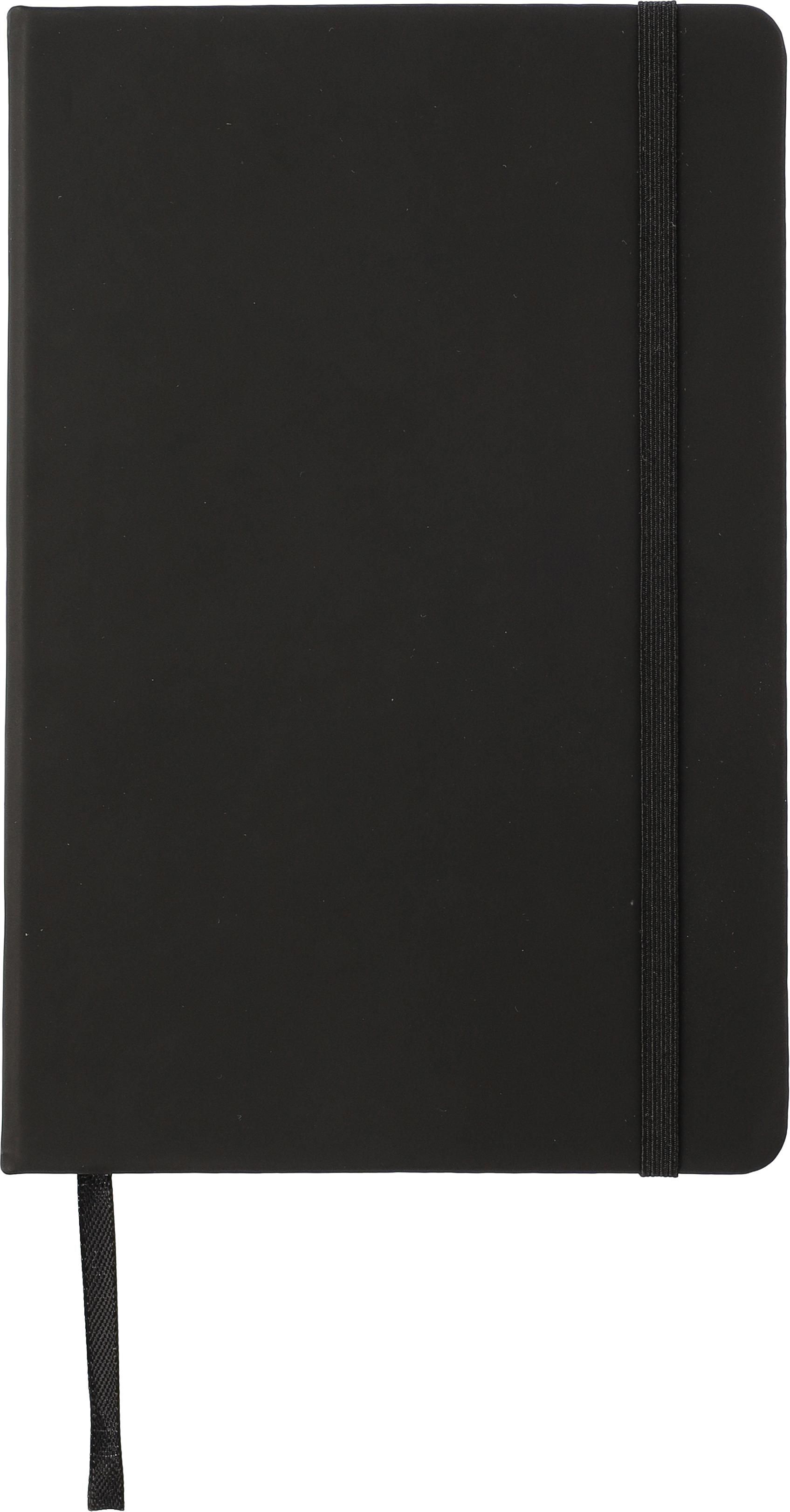 Notitieboek Bradley | PU | A5 | Geruit zwart