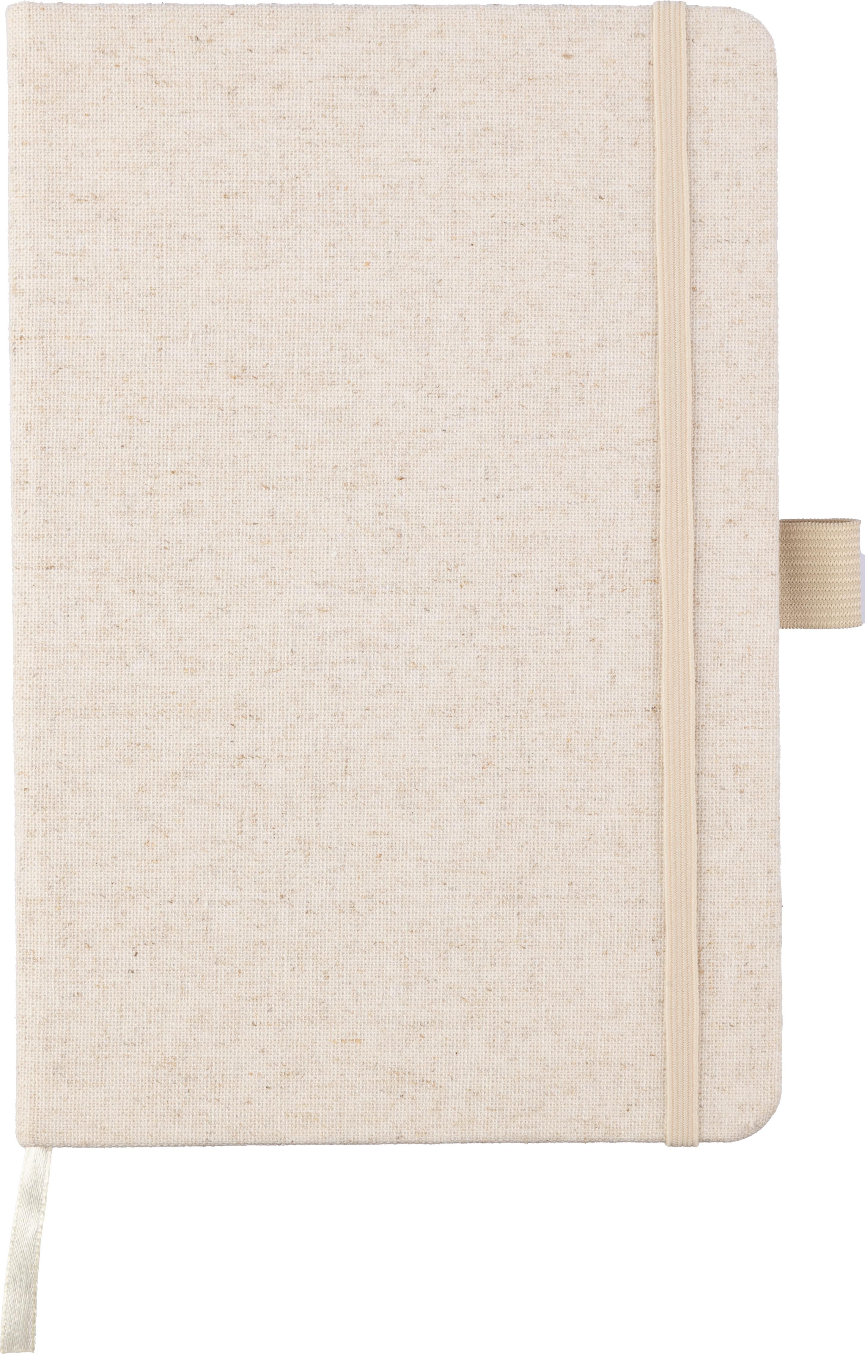 Notitieboek Barbara | Hennep | A5 | Gelijnd khaki (écru)