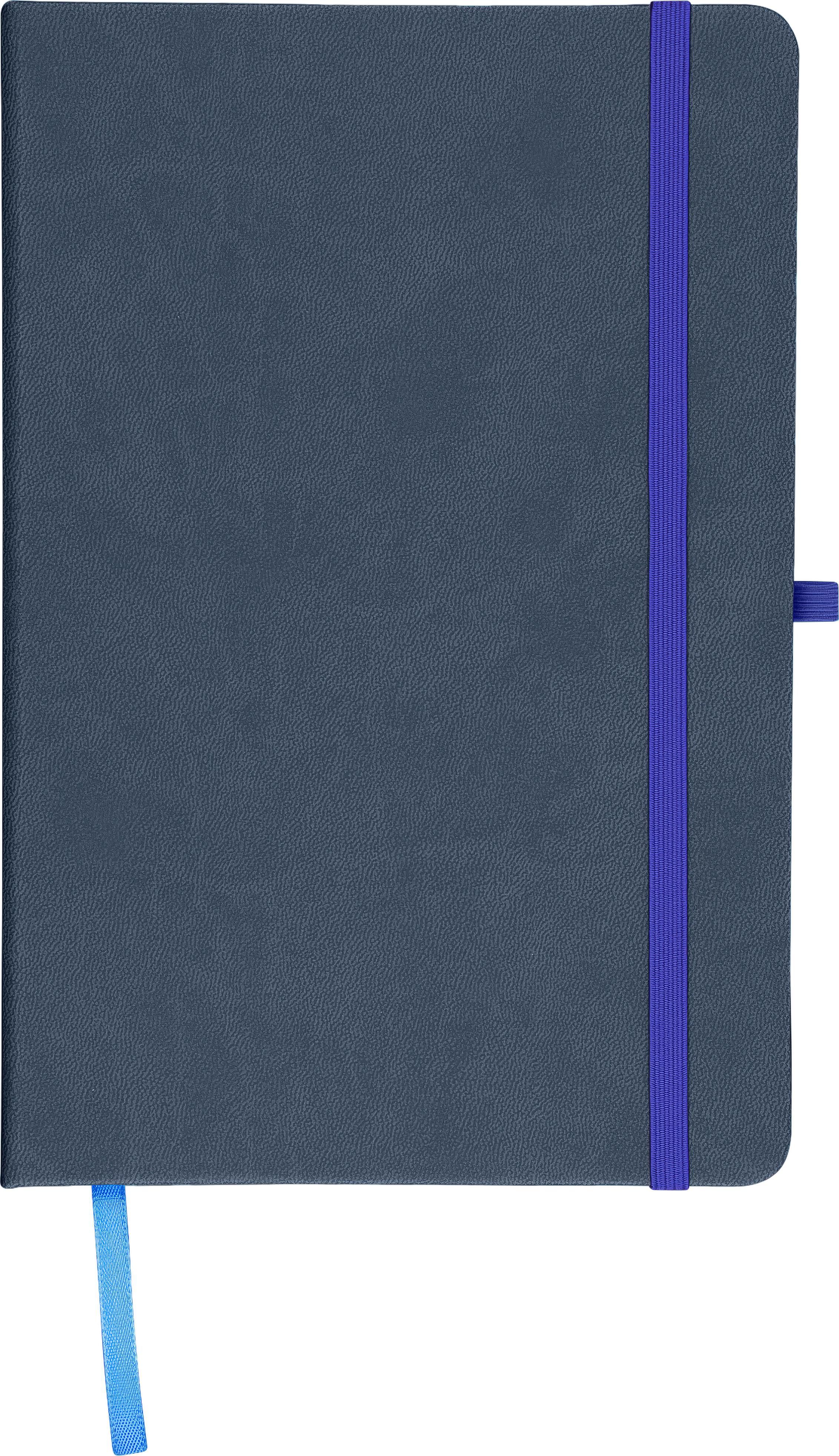 Notitieboek Bloom | PU | A5 | Gelijnd blauw
